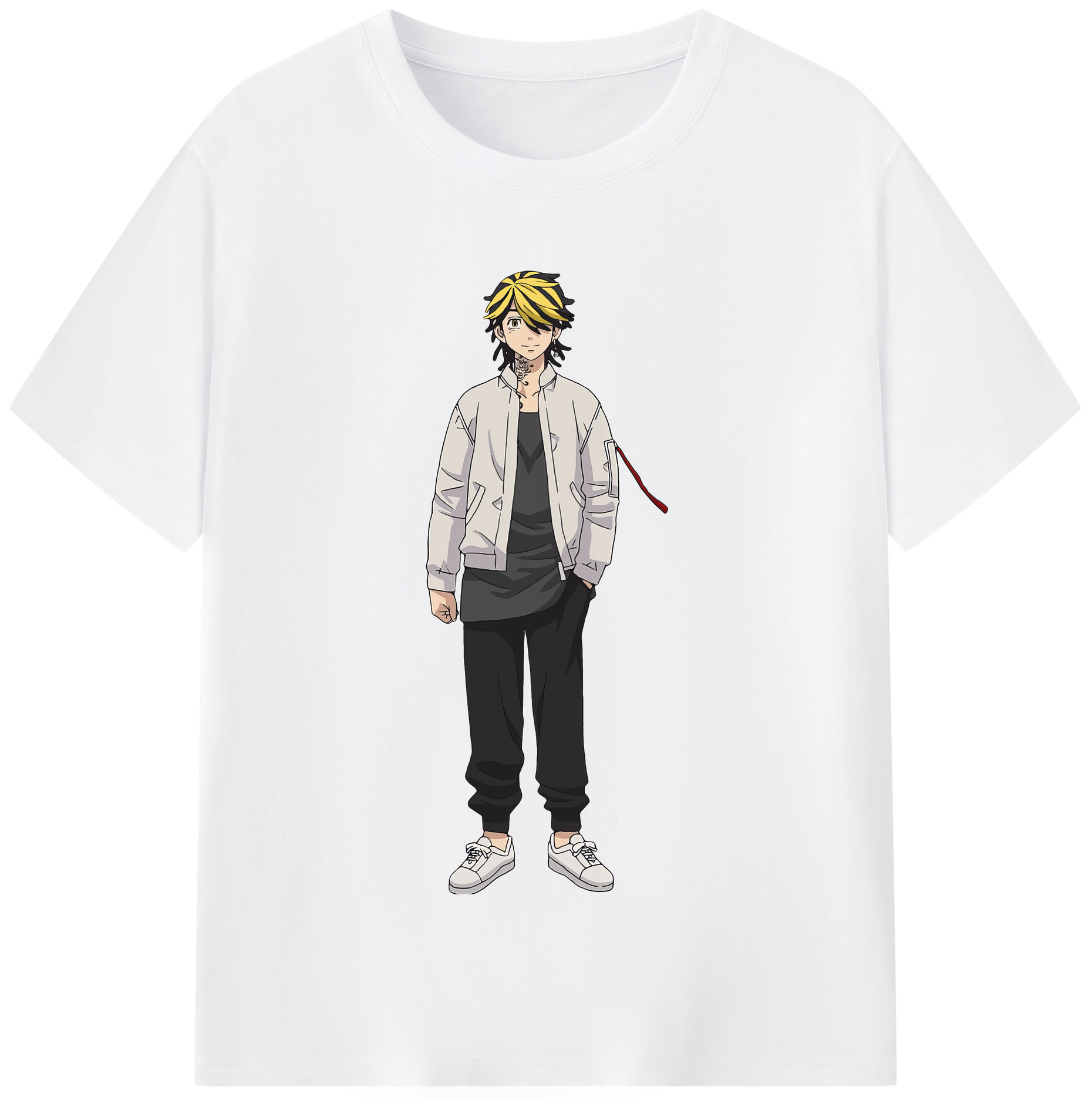 （画像用） 東京リベンジャーズ Tokyo Revengers 綿100％半袖Tシャツ（フロントプリント）