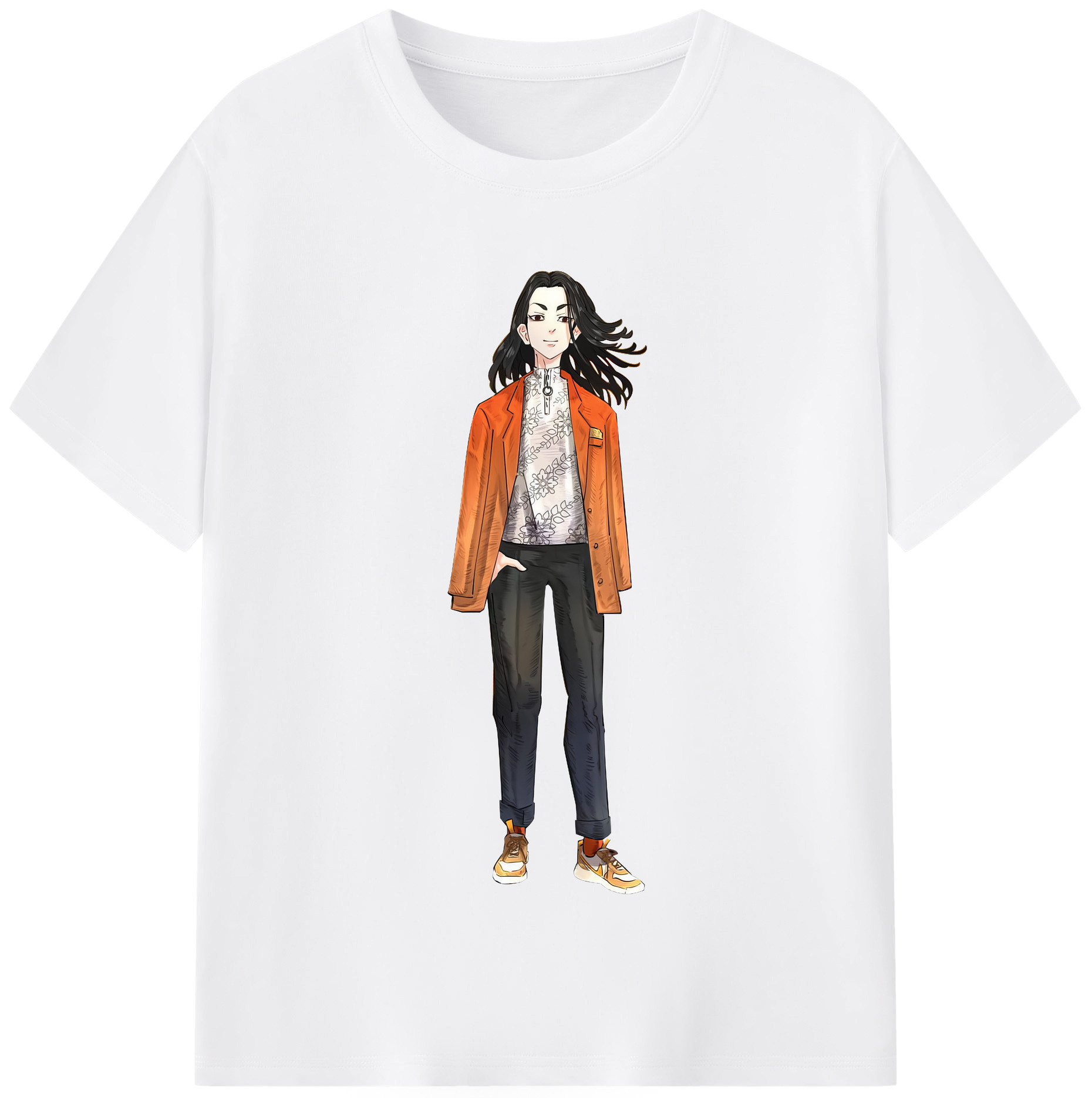 （画像用） 東京リベンジャーズ Tokyo Revengers 綿100％半袖Tシャツ（フロントプリント）