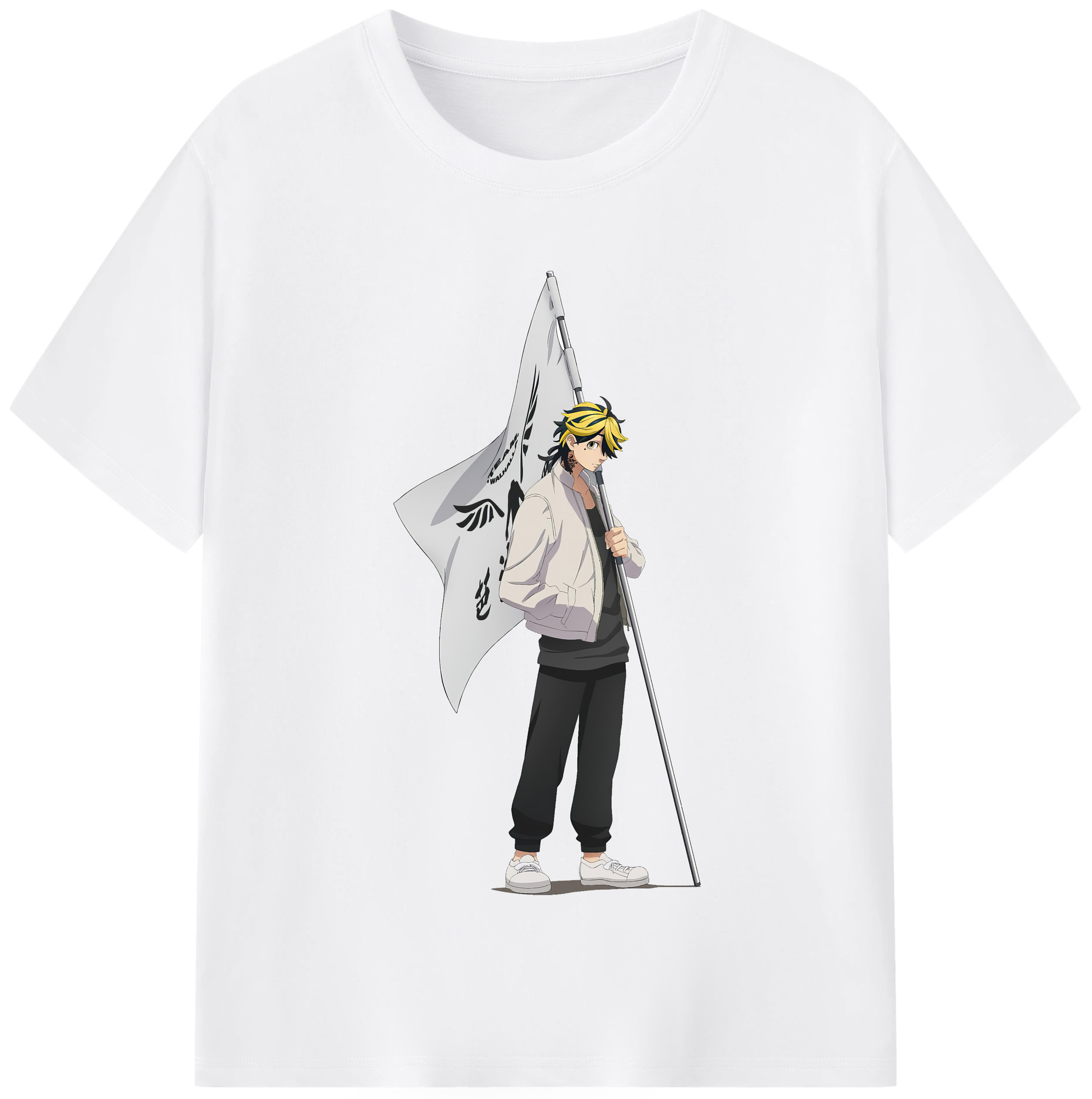（画像用） 東京リベンジャーズ Tokyo Revengers 綿100％半袖Tシャツ（フロントプリント）