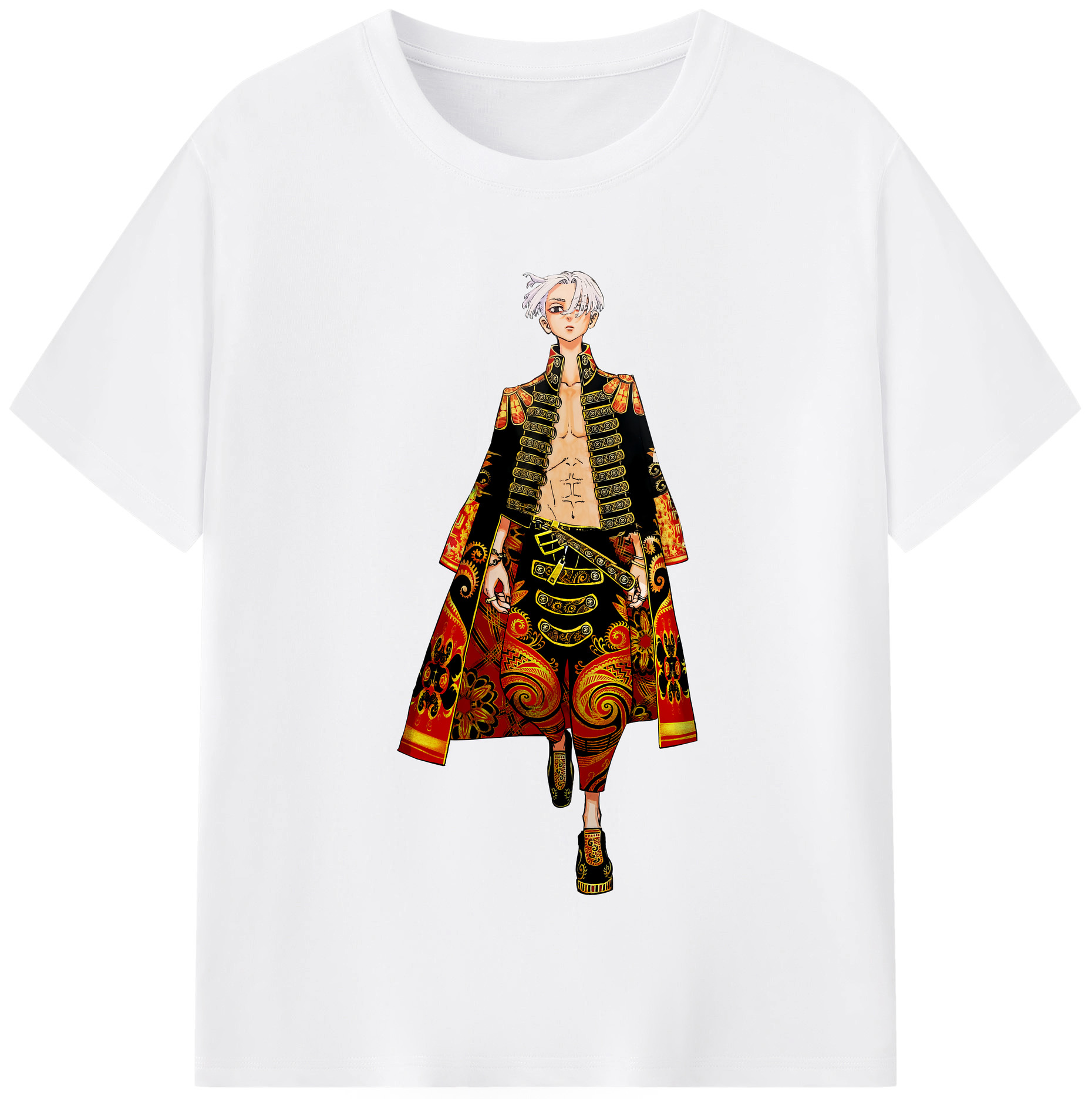 （画像用） 東京リベンジャーズ Tokyo Revengers 綿100％半袖Tシャツ（フロントプリント）
