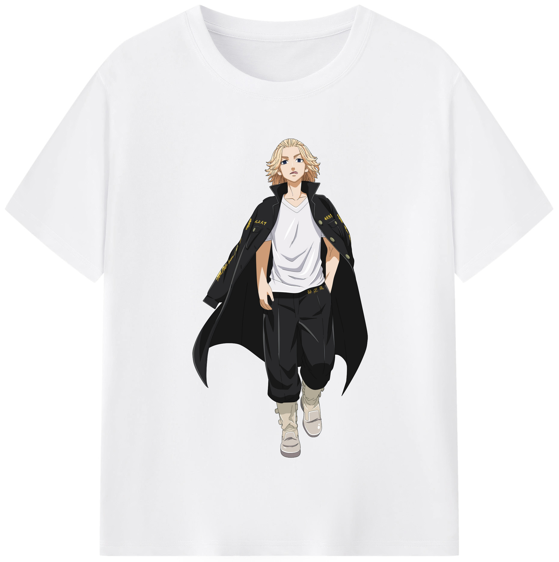 （画像用） 東京リベンジャーズ Tokyo Revengers 綿100％半袖Tシャツ（フロントプリント）