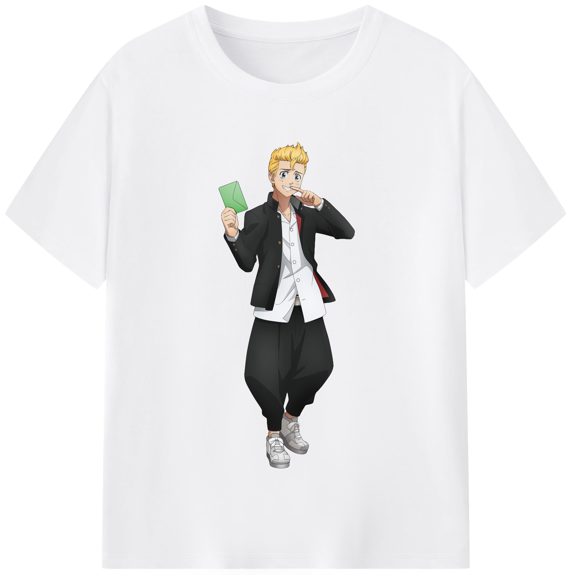 （画像用） 東京リベンジャーズ Tokyo Revengers 綿100％半袖Tシャツ（フロントプリント）