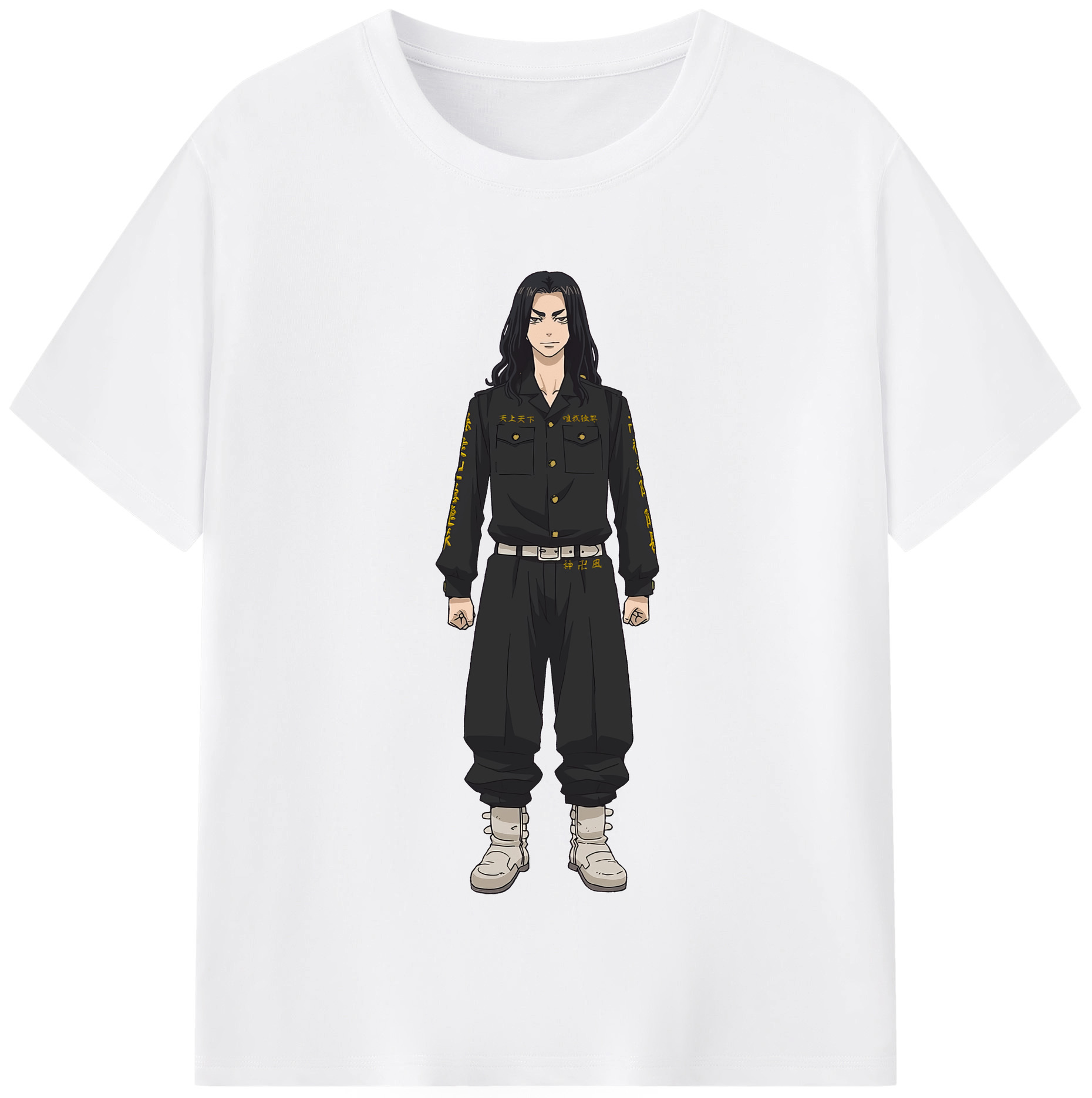 （画像用） 東京リベンジャーズ Tokyo Revengers 綿100％半袖Tシャツ（フロントプリント）