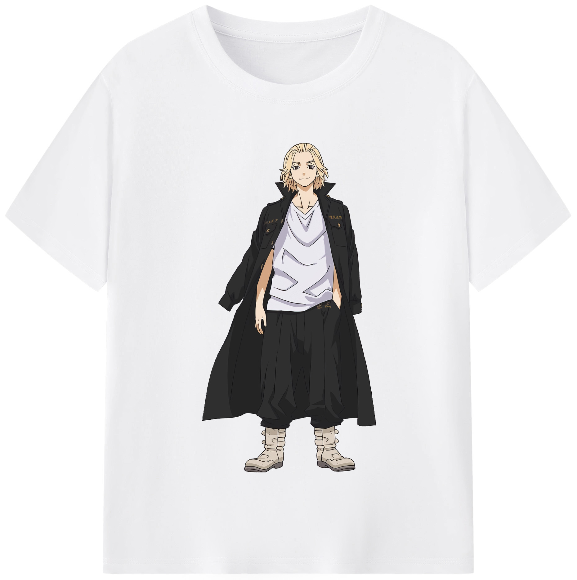 （画像用） 東京リベンジャーズ Tokyo Revengers 綿100％半袖Tシャツ（フロントプリント）