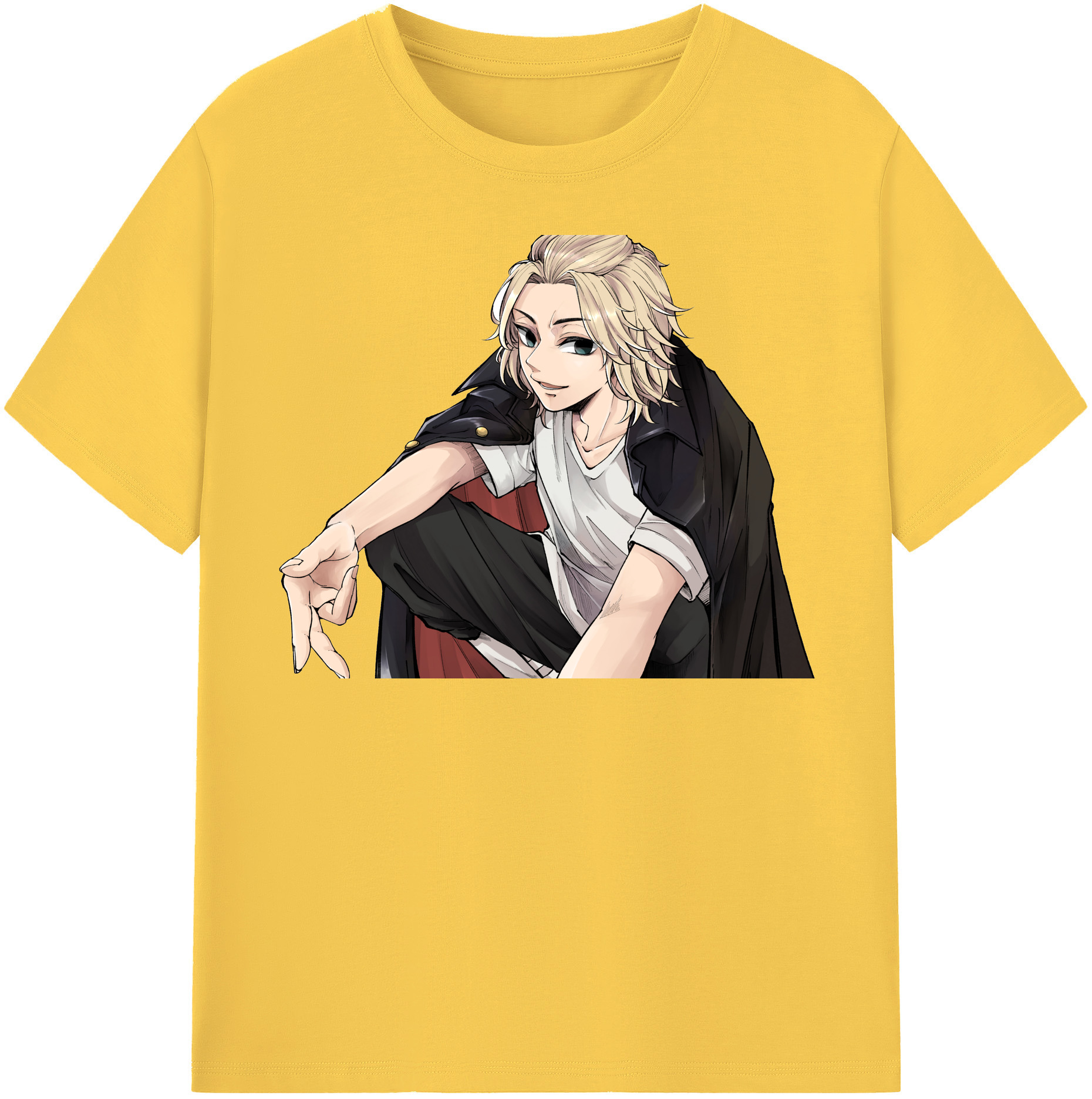（画像用） 東京リベンジャーズ Tokyo Revengers 綿100％半袖Tシャツ（フロントプリント）