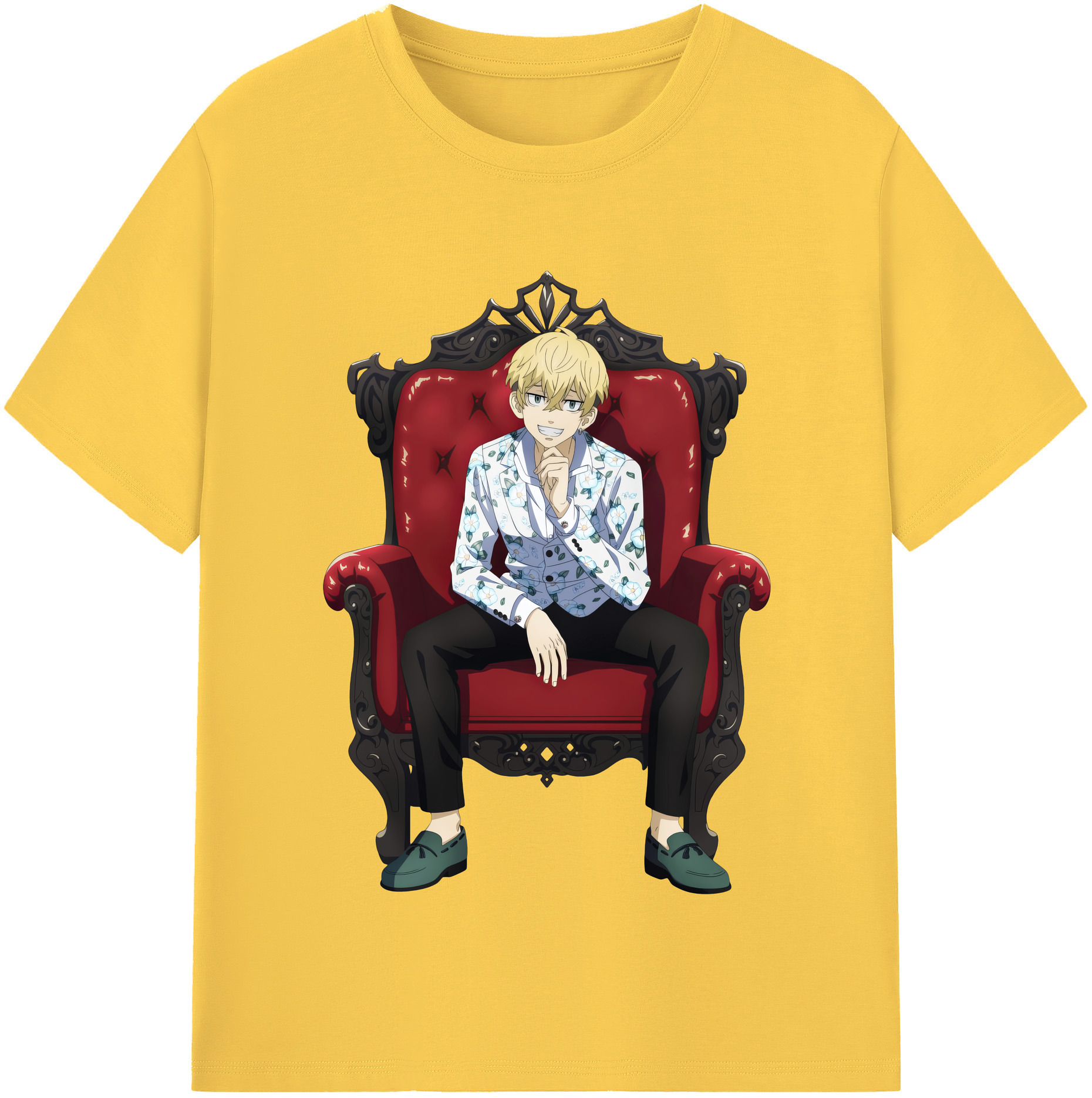 （画像用） 東京リベンジャーズ Tokyo Revengers 綿100％半袖Tシャツ（フロントプリント）