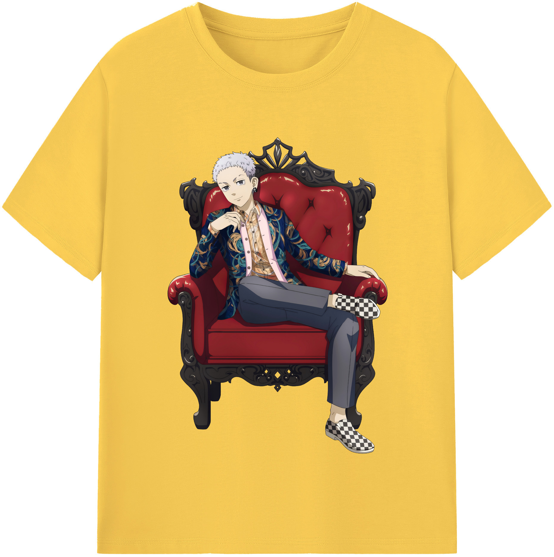（画像用） 東京リベンジャーズ Tokyo Revengers 綿100％半袖Tシャツ（フロントプリント）