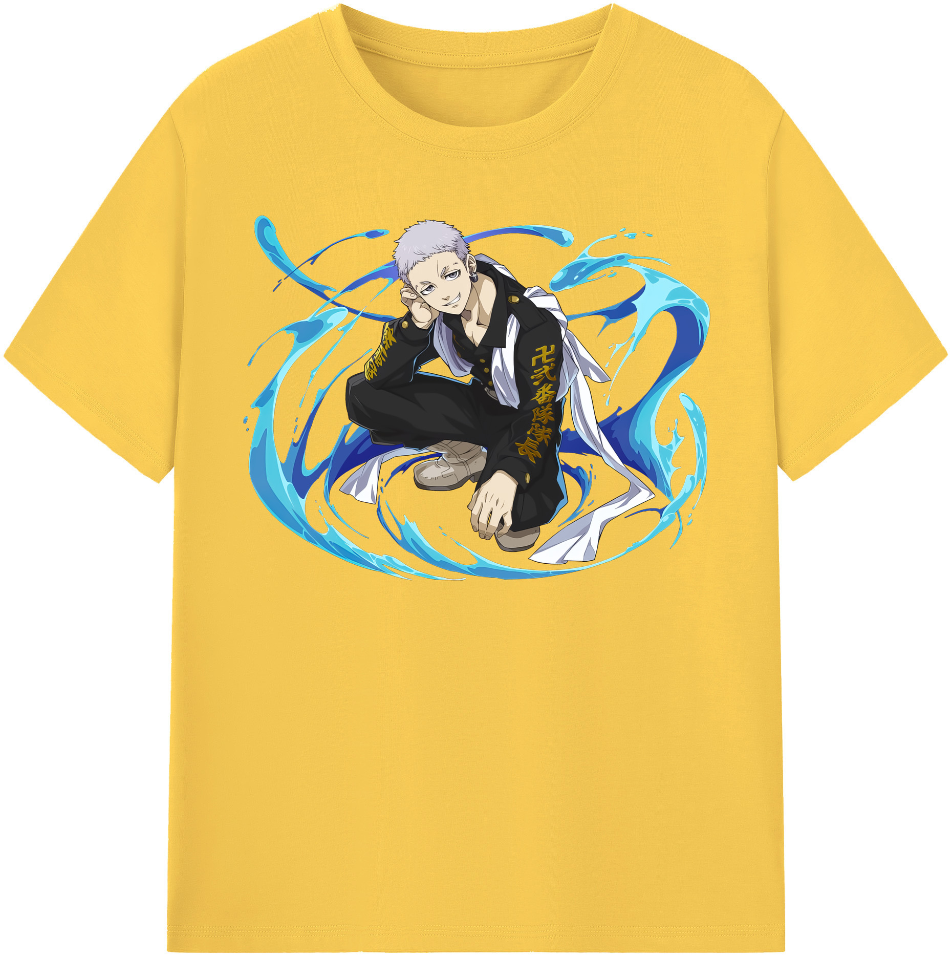 （画像用） 東京リベンジャーズ Tokyo Revengers 綿100％半袖Tシャツ（フロントプリント）