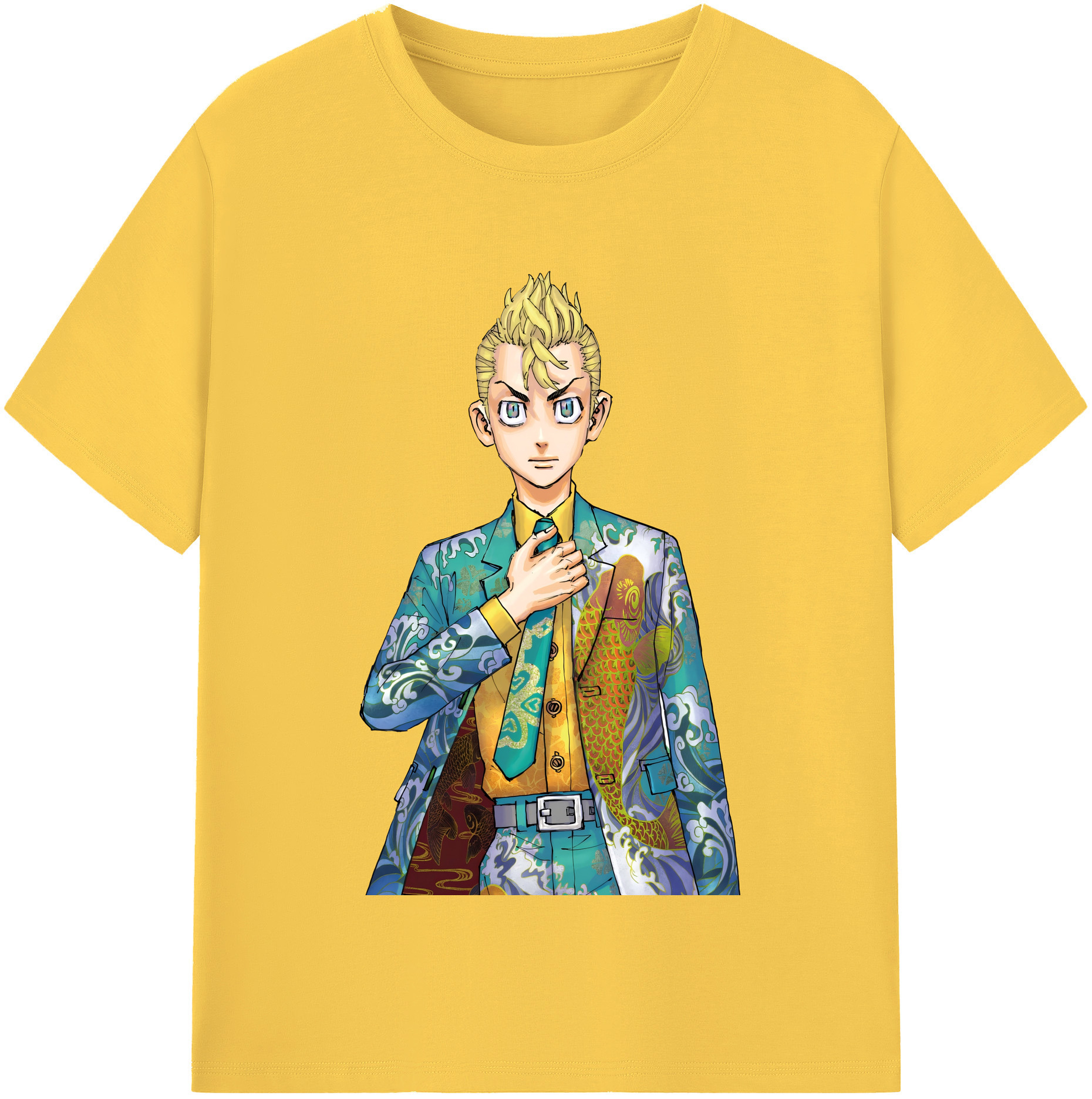 （画像用） 東京リベンジャーズ Tokyo Revengers 綿100％半袖Tシャツ（フロントプリント）