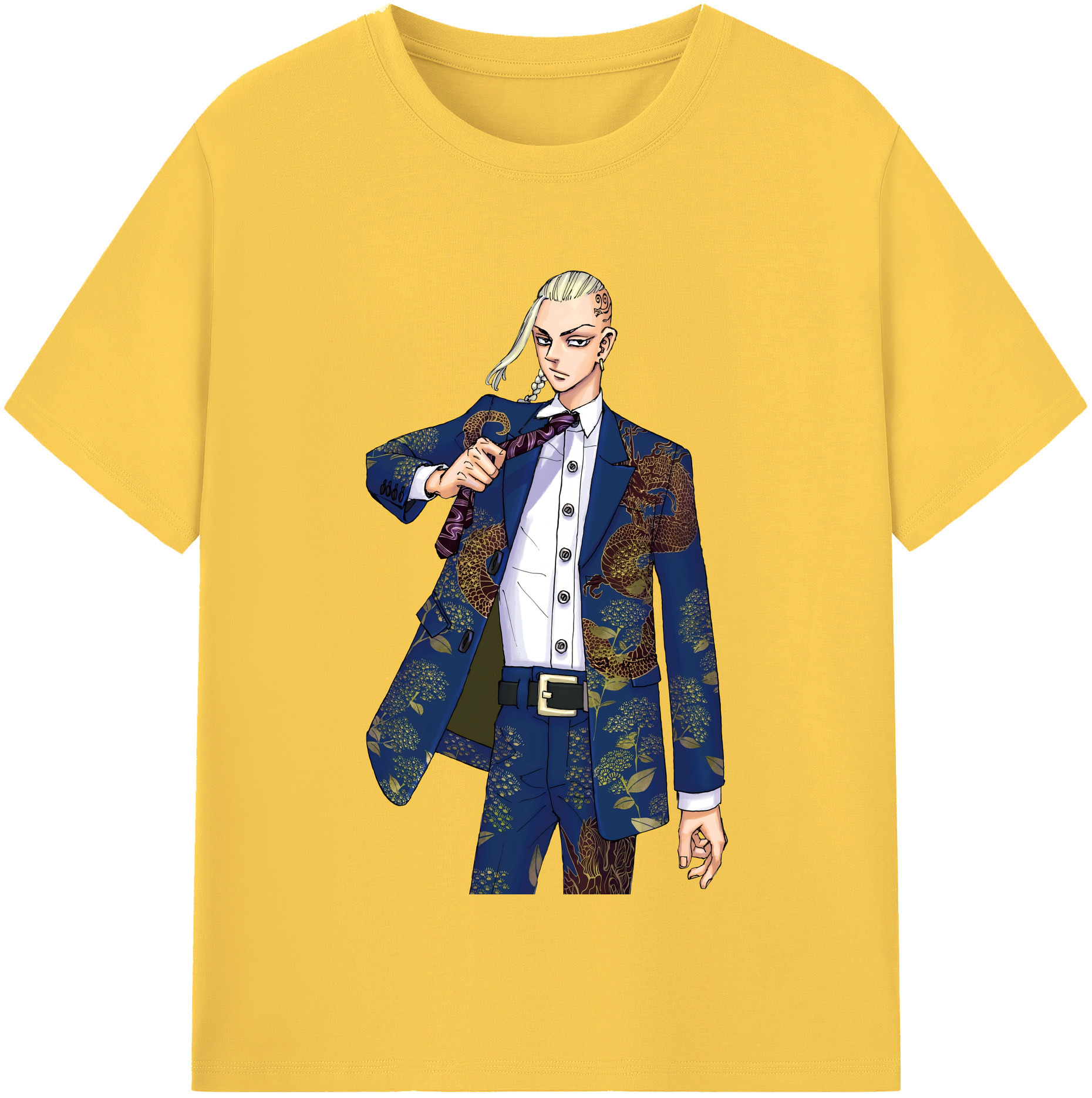 （画像用） 東京リベンジャーズ Tokyo Revengers 綿100％半袖Tシャツ（フロントプリント）