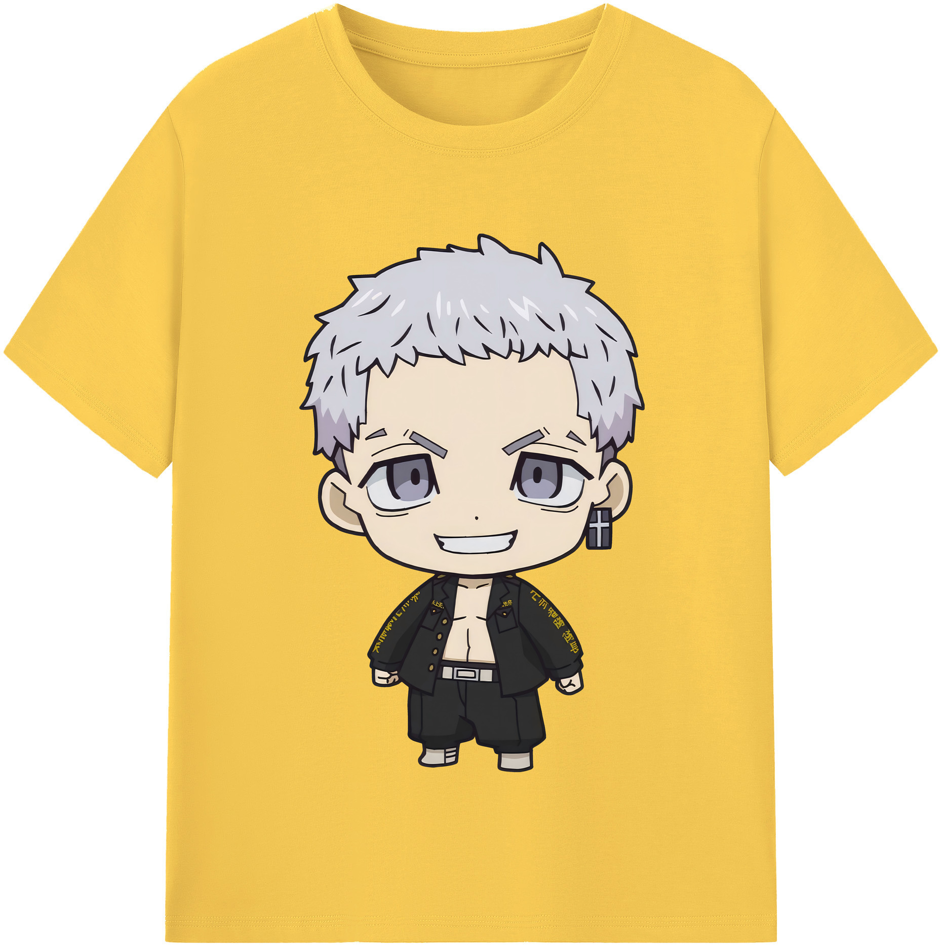 （画像用） 東京リベンジャーズ Tokyo Revengers 綿100％半袖Tシャツ（フロントプリント）