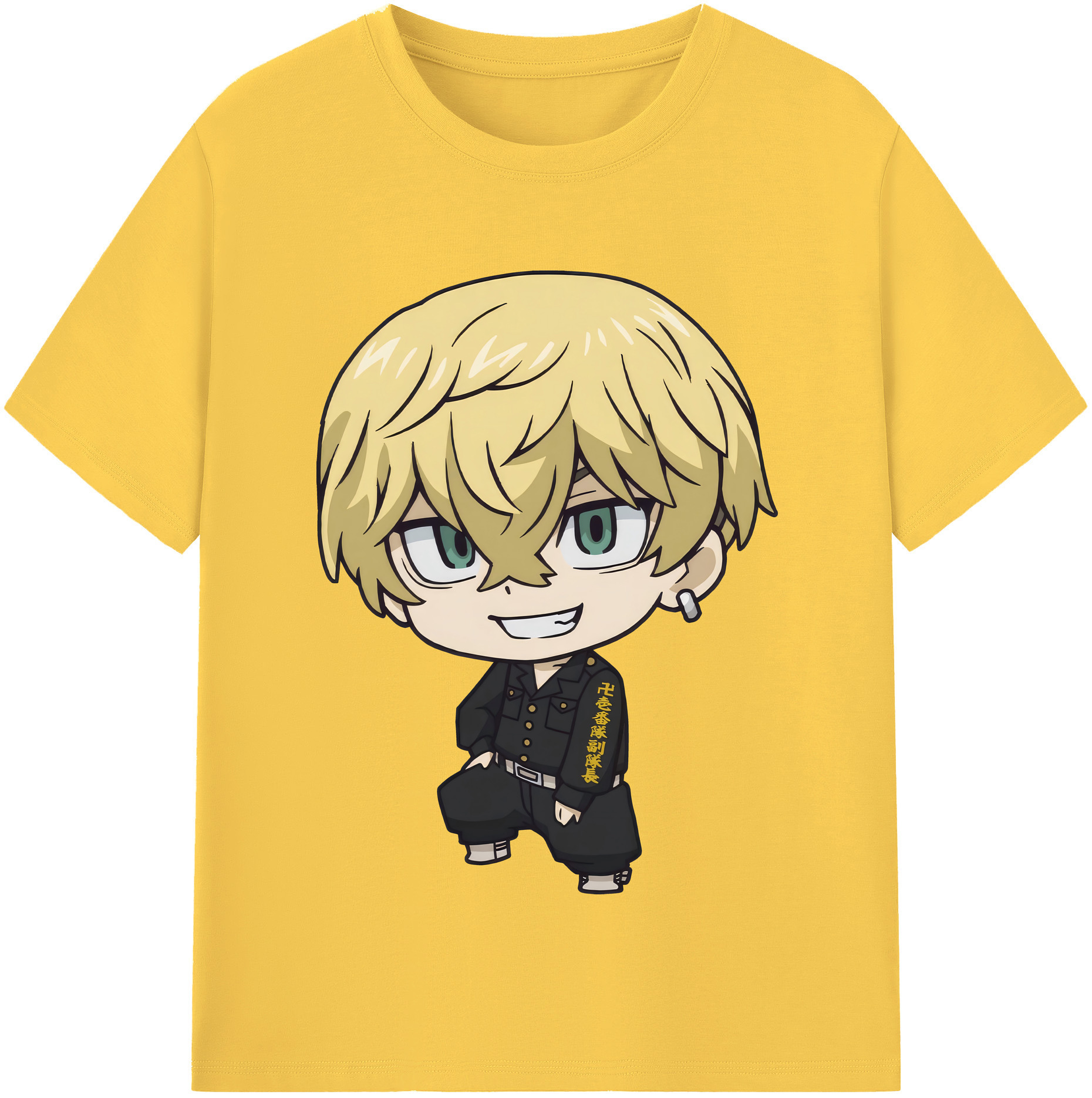 （画像用） 東京リベンジャーズ Tokyo Revengers 綿100％半袖Tシャツ（フロントプリント）