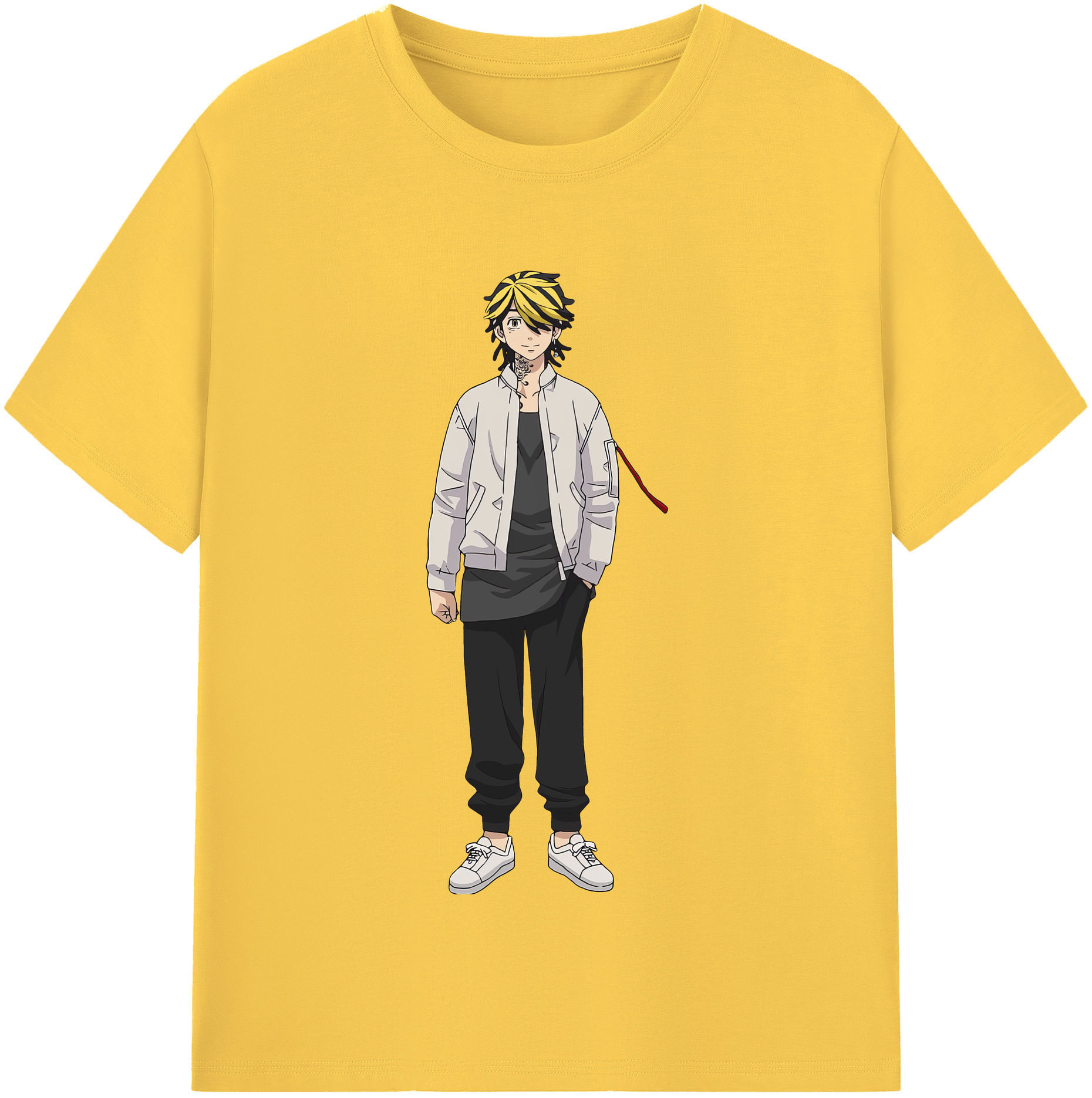 （画像用） 東京リベンジャーズ Tokyo Revengers 綿100％半袖Tシャツ（フロントプリント）