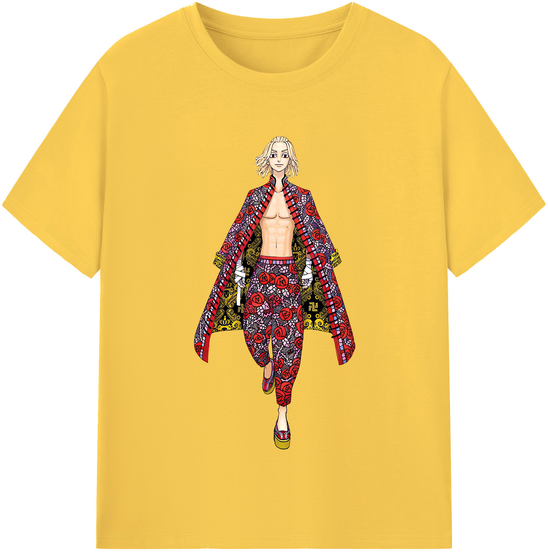 （画像用） 東京リベンジャーズ Tokyo Revengers 綿100％半袖Tシャツ（フロントプリント）