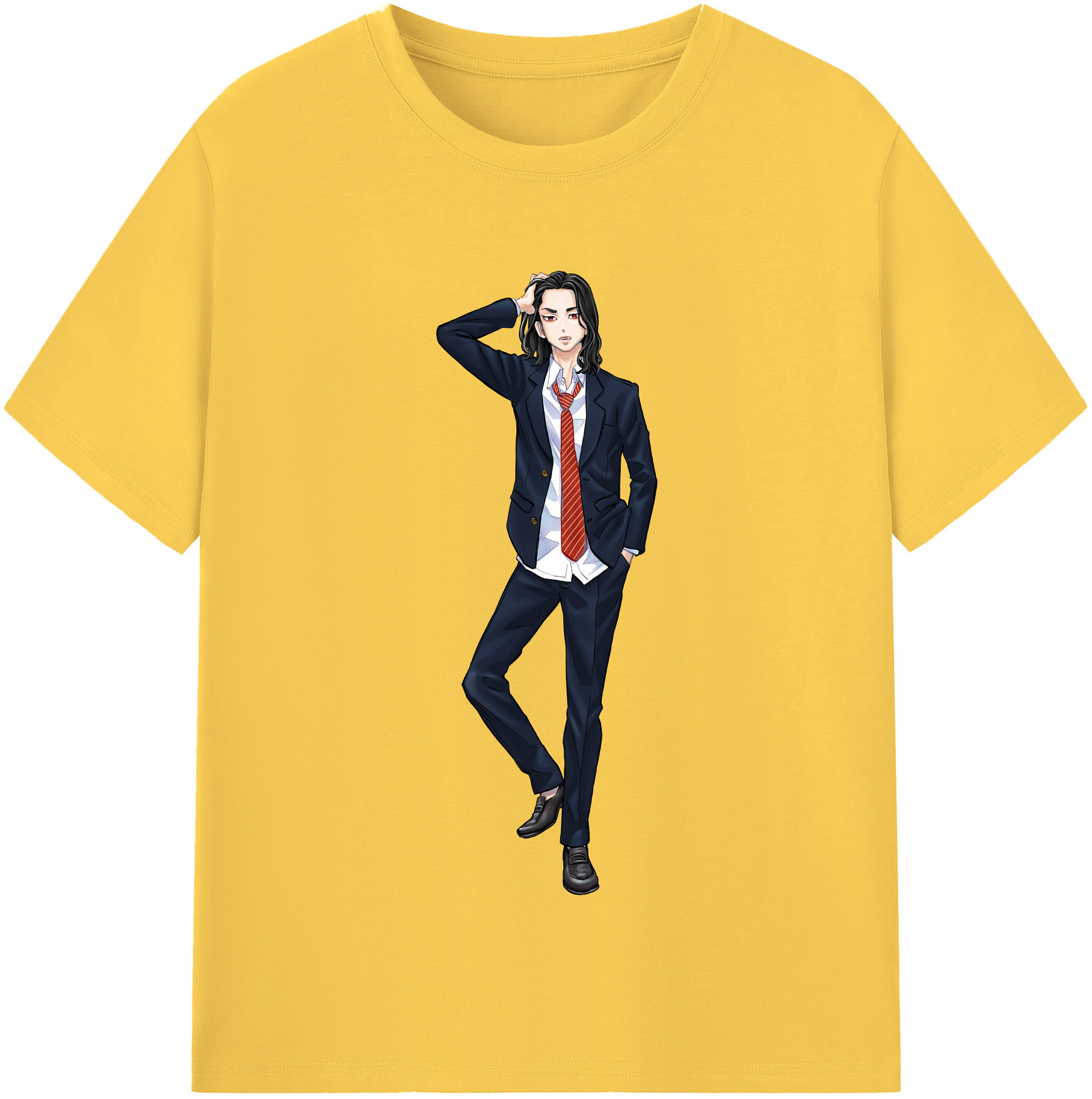 （画像用） 東京リベンジャーズ Tokyo Revengers 綿100％半袖Tシャツ（フロントプリント）