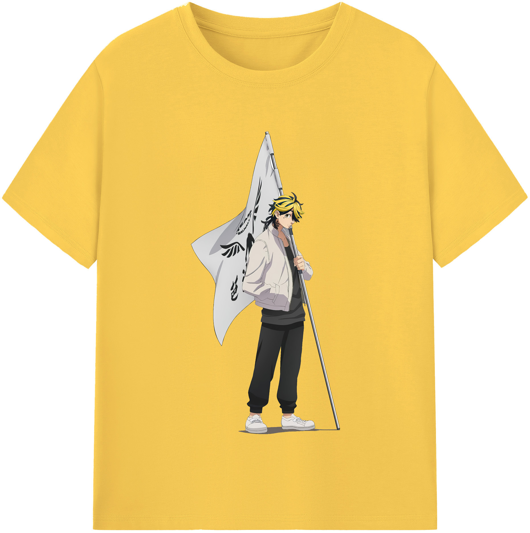 （画像用） 東京リベンジャーズ Tokyo Revengers 綿100％半袖Tシャツ（フロントプリント）