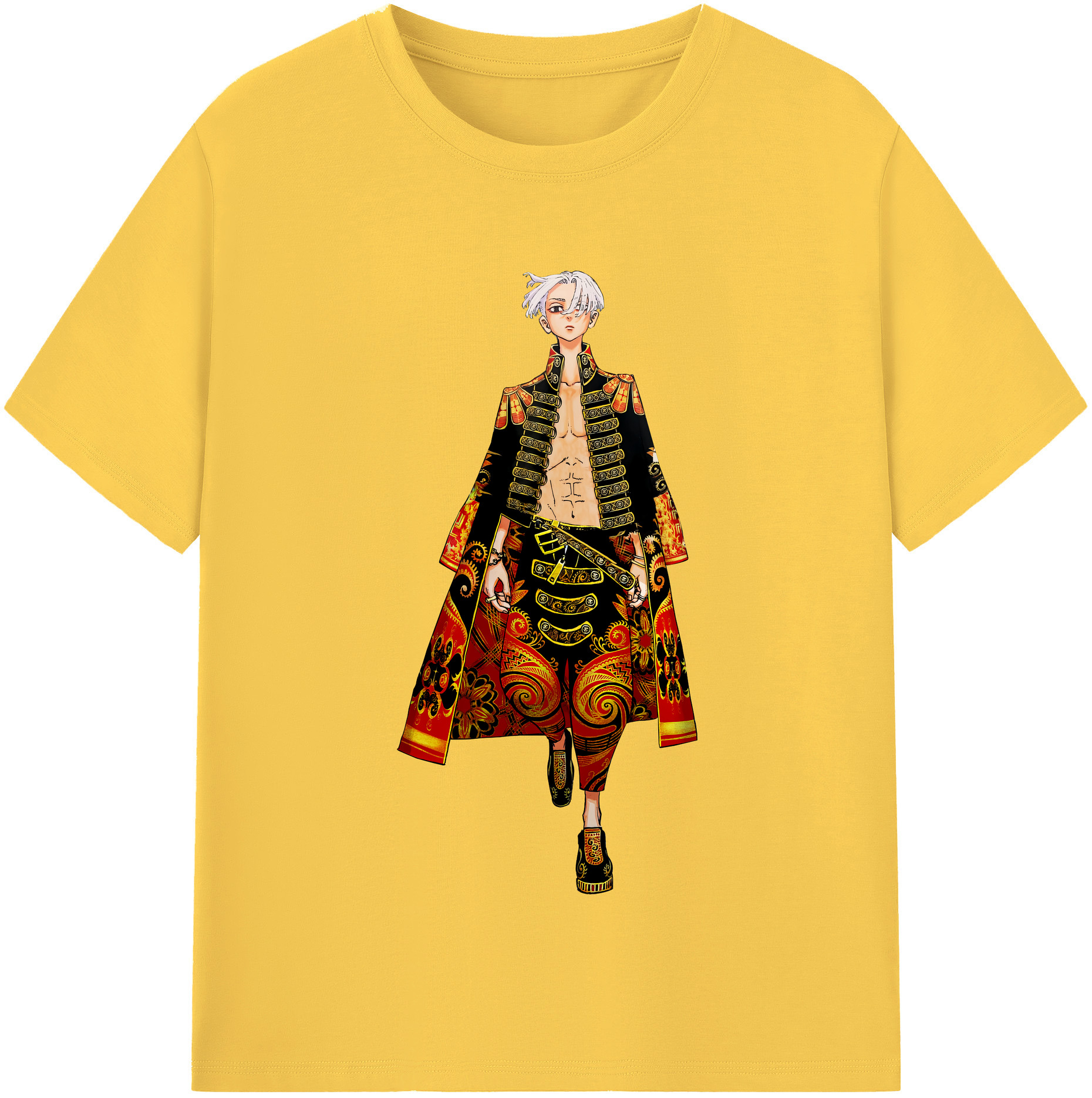 （画像用） 東京リベンジャーズ Tokyo Revengers 綿100％半袖Tシャツ（フロントプリント）