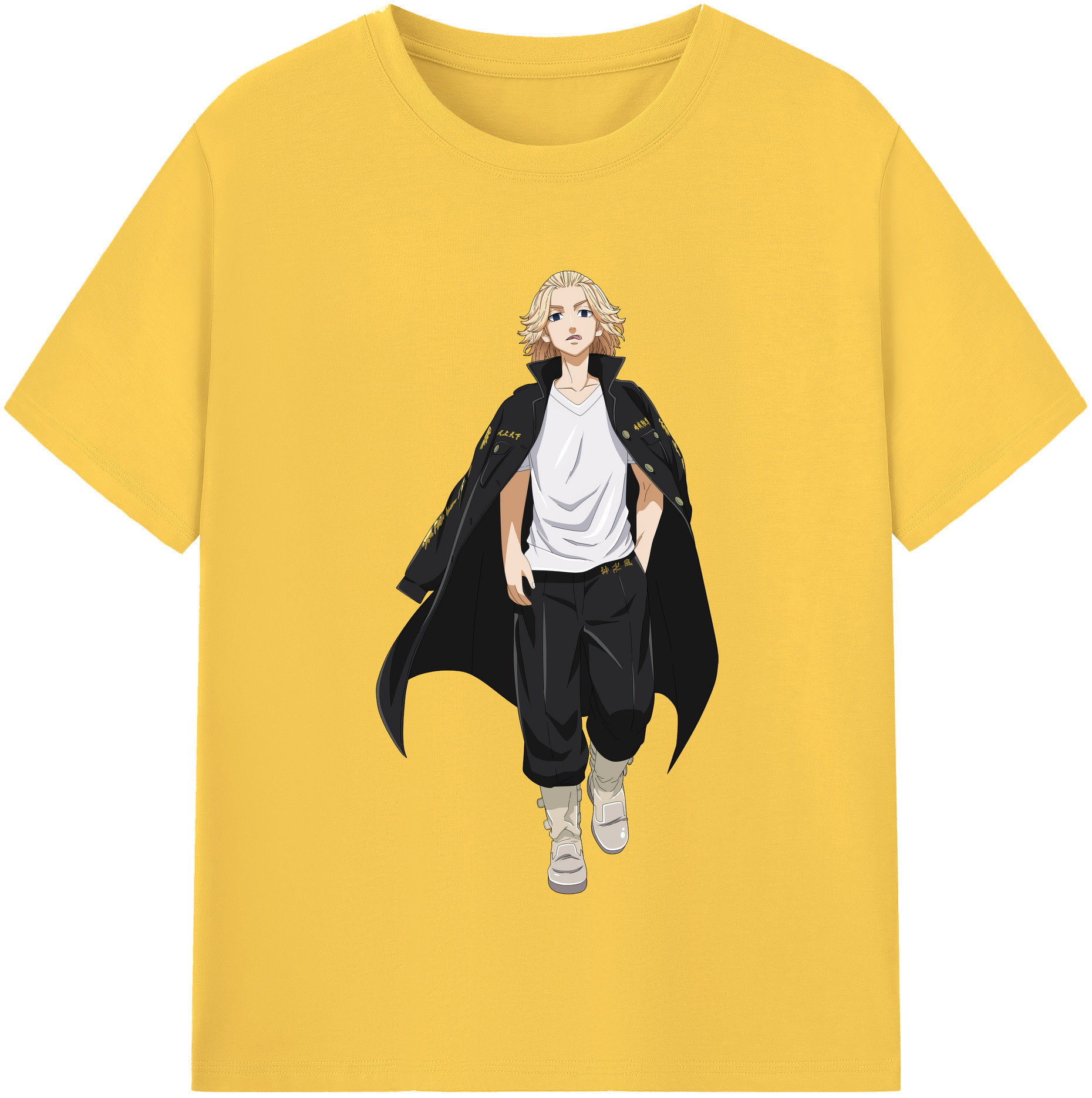 （画像用） 東京リベンジャーズ Tokyo Revengers 綿100％半袖Tシャツ（フロントプリント）