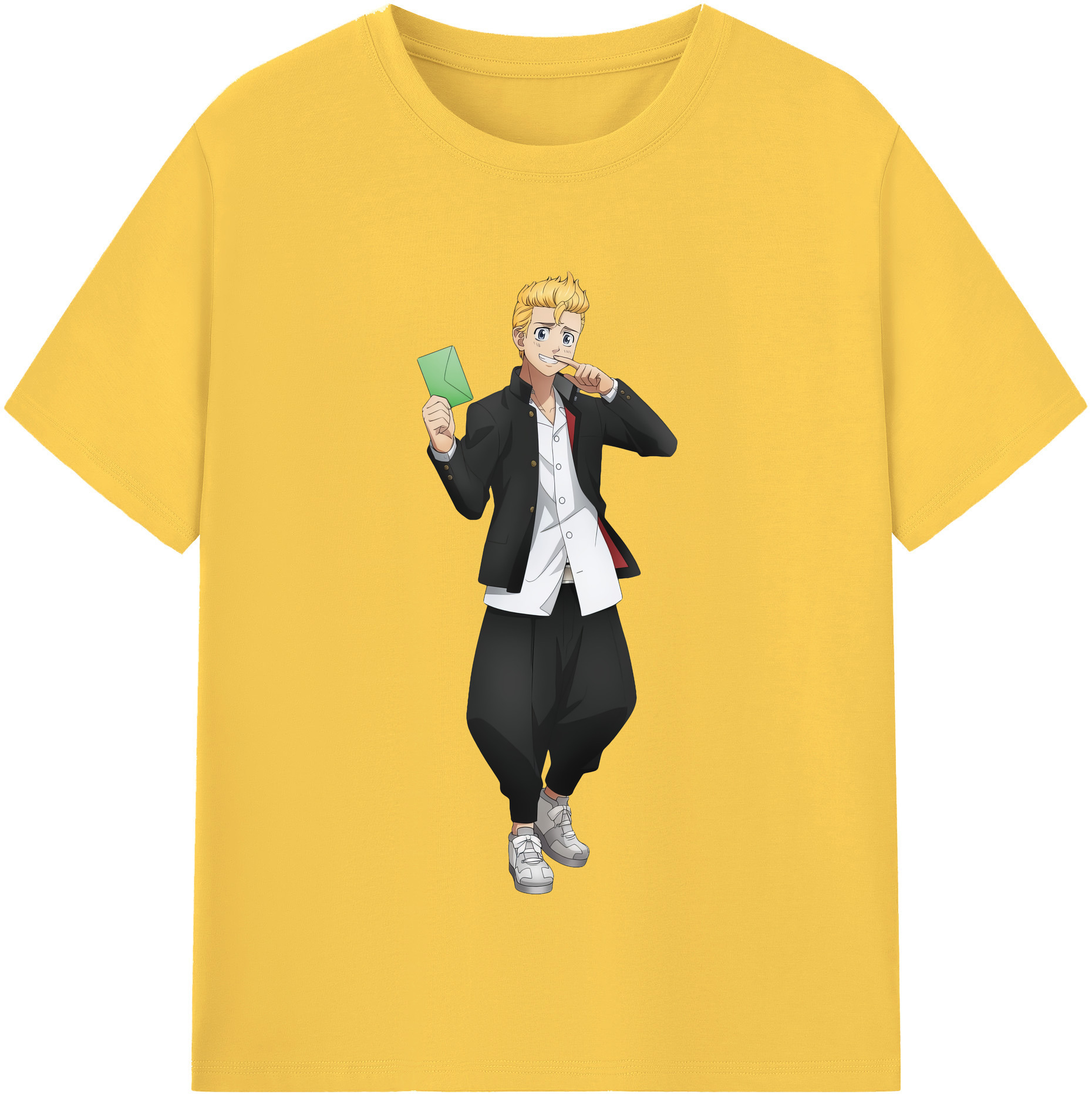 （画像用） 東京リベンジャーズ Tokyo Revengers 綿100％半袖Tシャツ（フロントプリント）