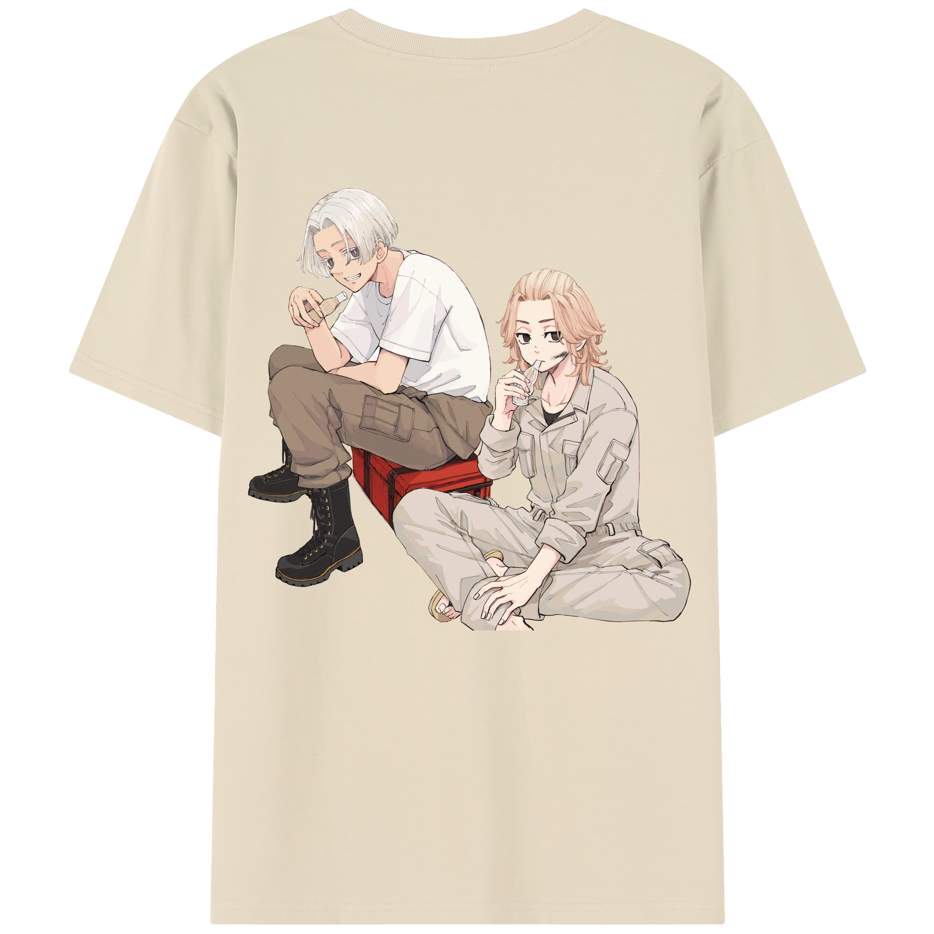 （画像用） 東京リベンジャーズ Tokyo Revengers 綿100％半袖Tシャツ（背面プリント）