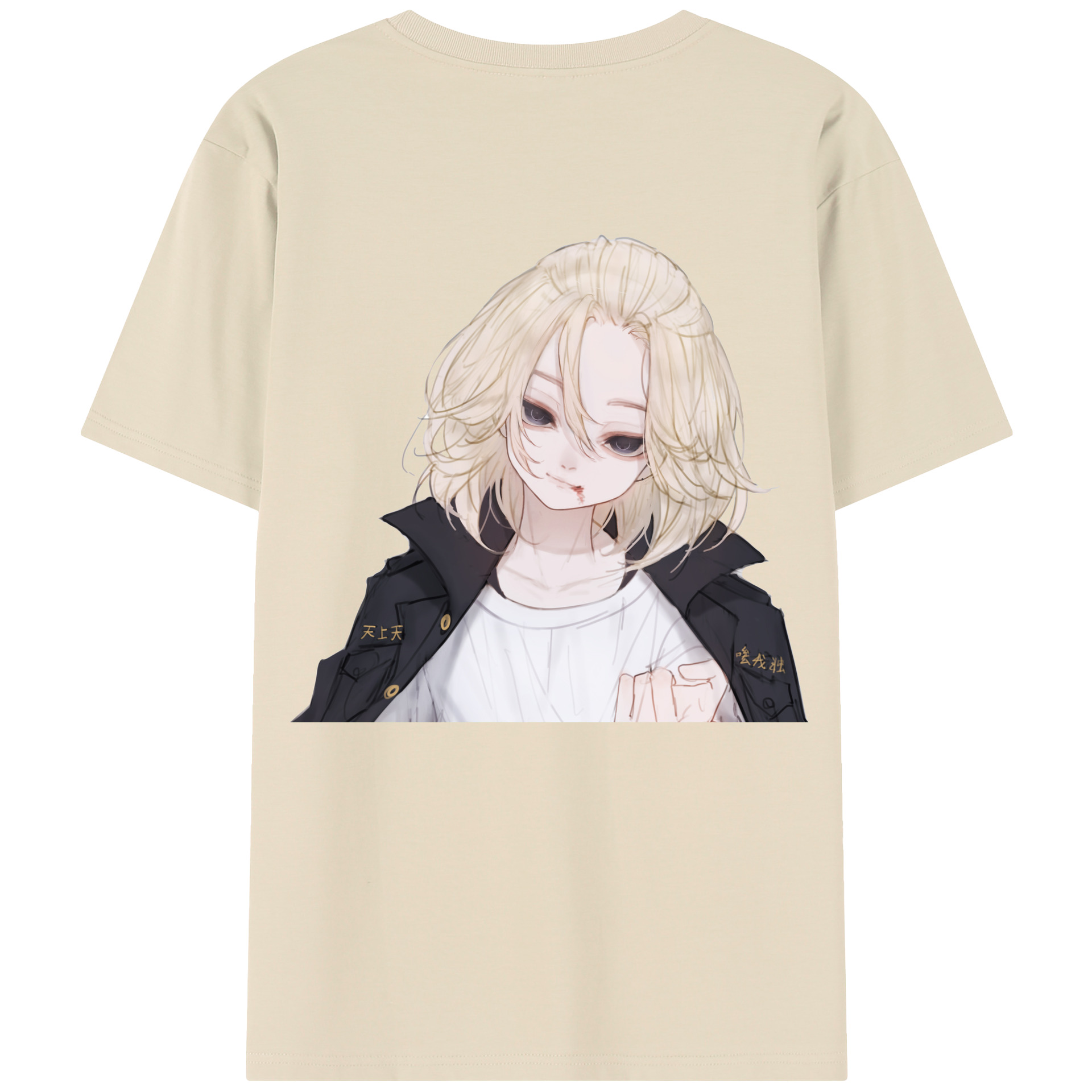 （画像用） 東京リベンジャーズ Tokyo Revengers 綿100％半袖Tシャツ（背面プリント）