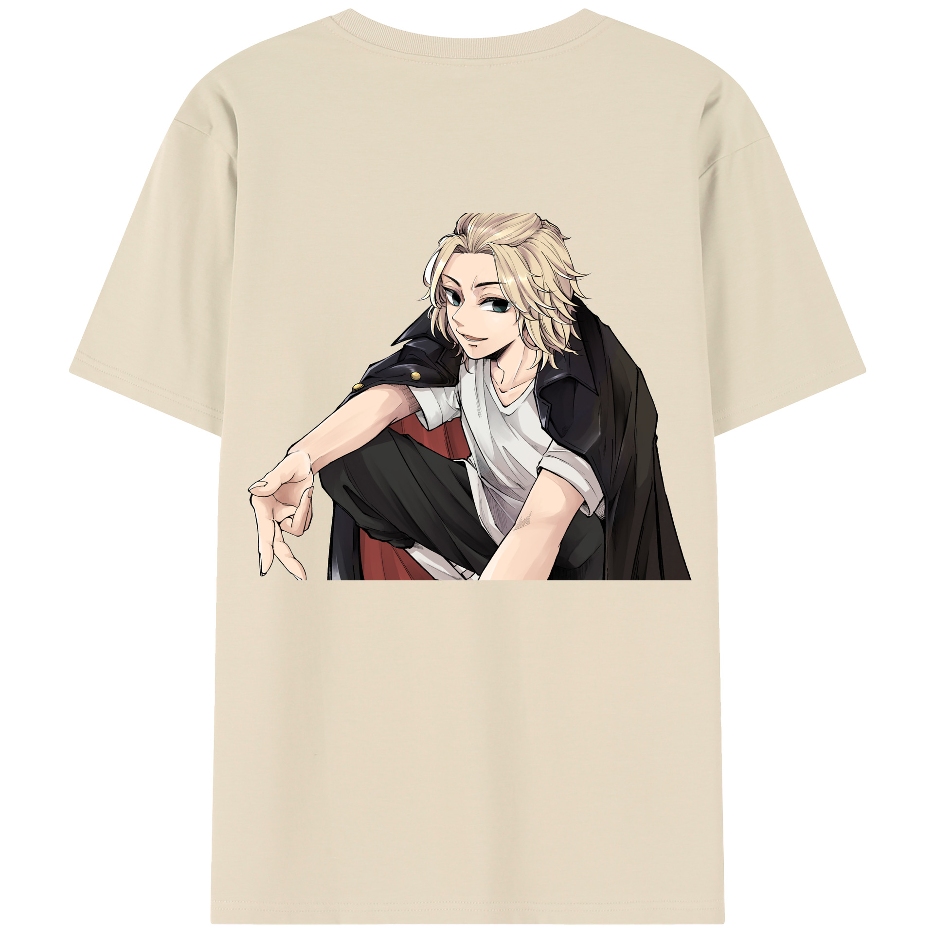 （画像用） 東京リベンジャーズ Tokyo Revengers 綿100％半袖Tシャツ（背面プリント）