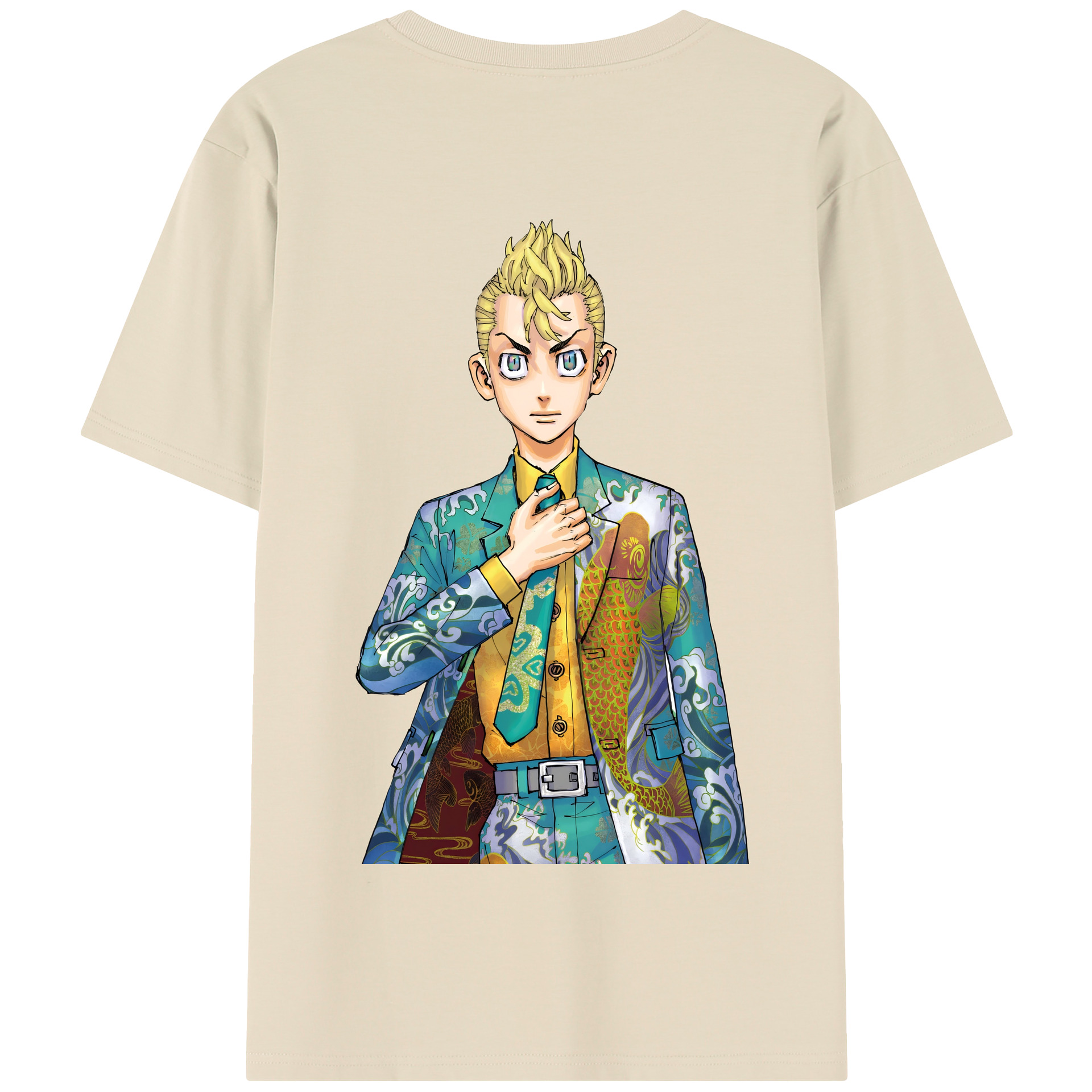 （画像用） 東京リベンジャーズ Tokyo Revengers 綿100％半袖Tシャツ（背面プリント）