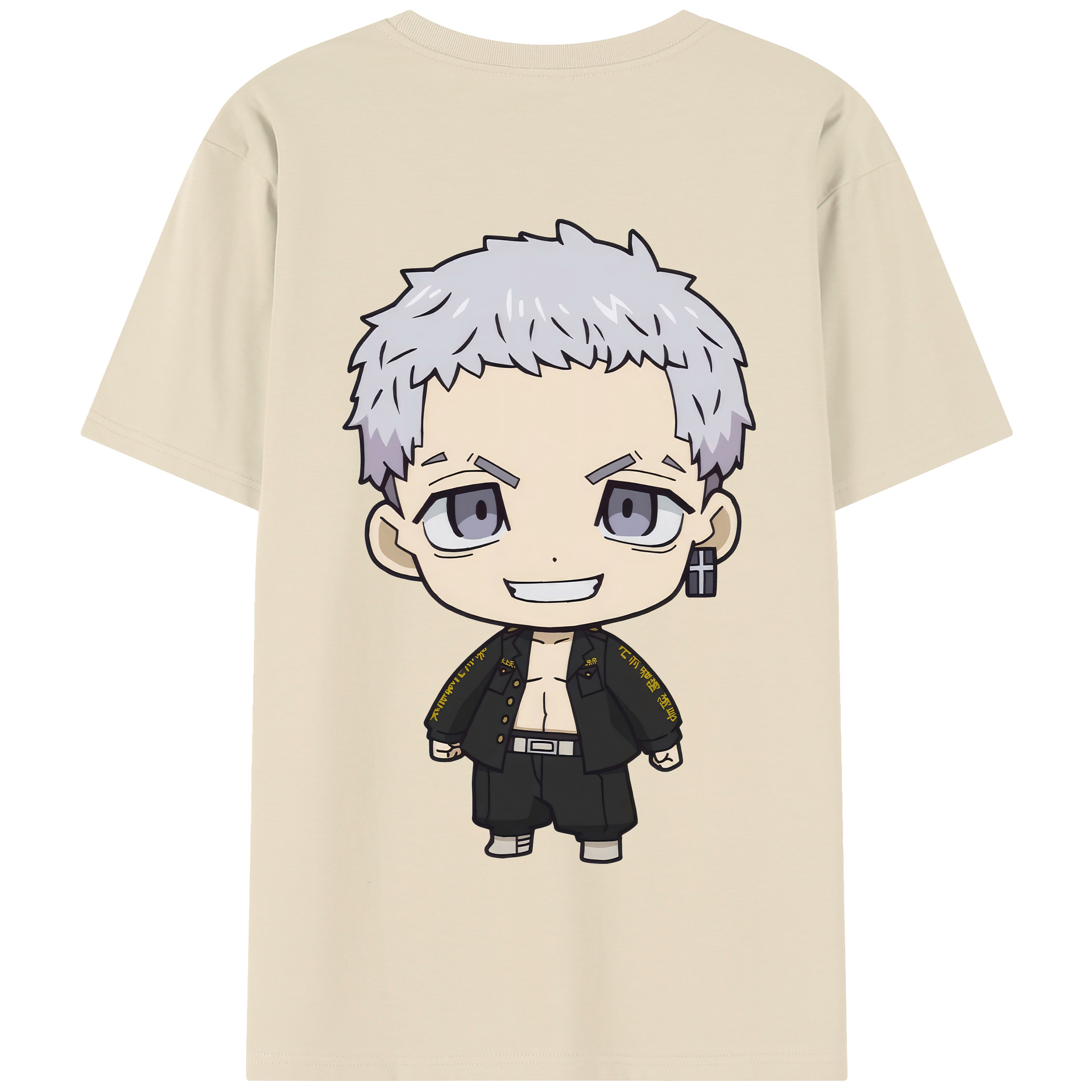 （画像用） 東京リベンジャーズ Tokyo Revengers 綿100％半袖Tシャツ（背面プリント）