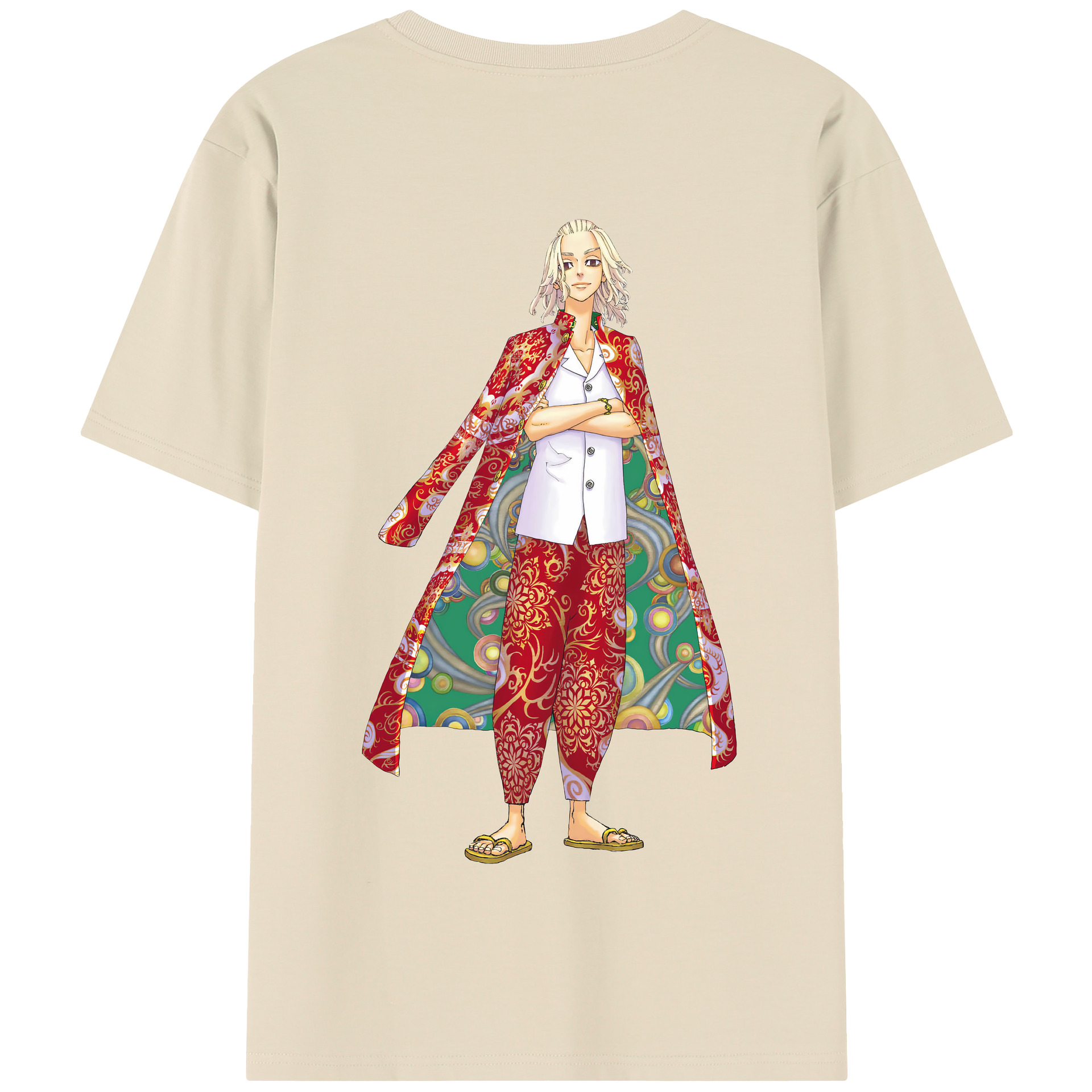 （画像用） 東京リベンジャーズ Tokyo Revengers 綿100％半袖Tシャツ（背面プリント）
