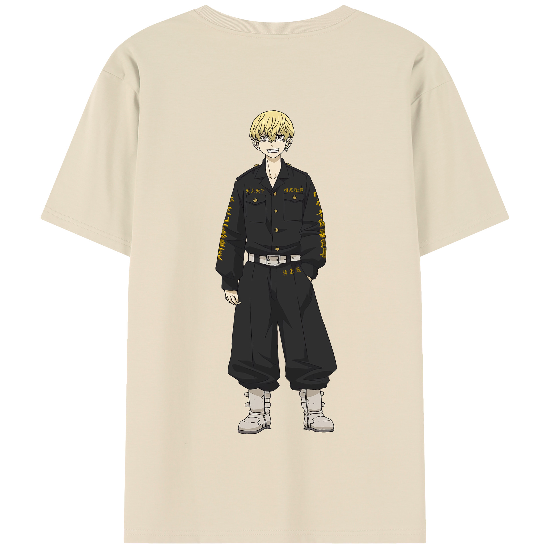 （画像用） 東京リベンジャーズ Tokyo Revengers 綿100％半袖Tシャツ（背面プリント）