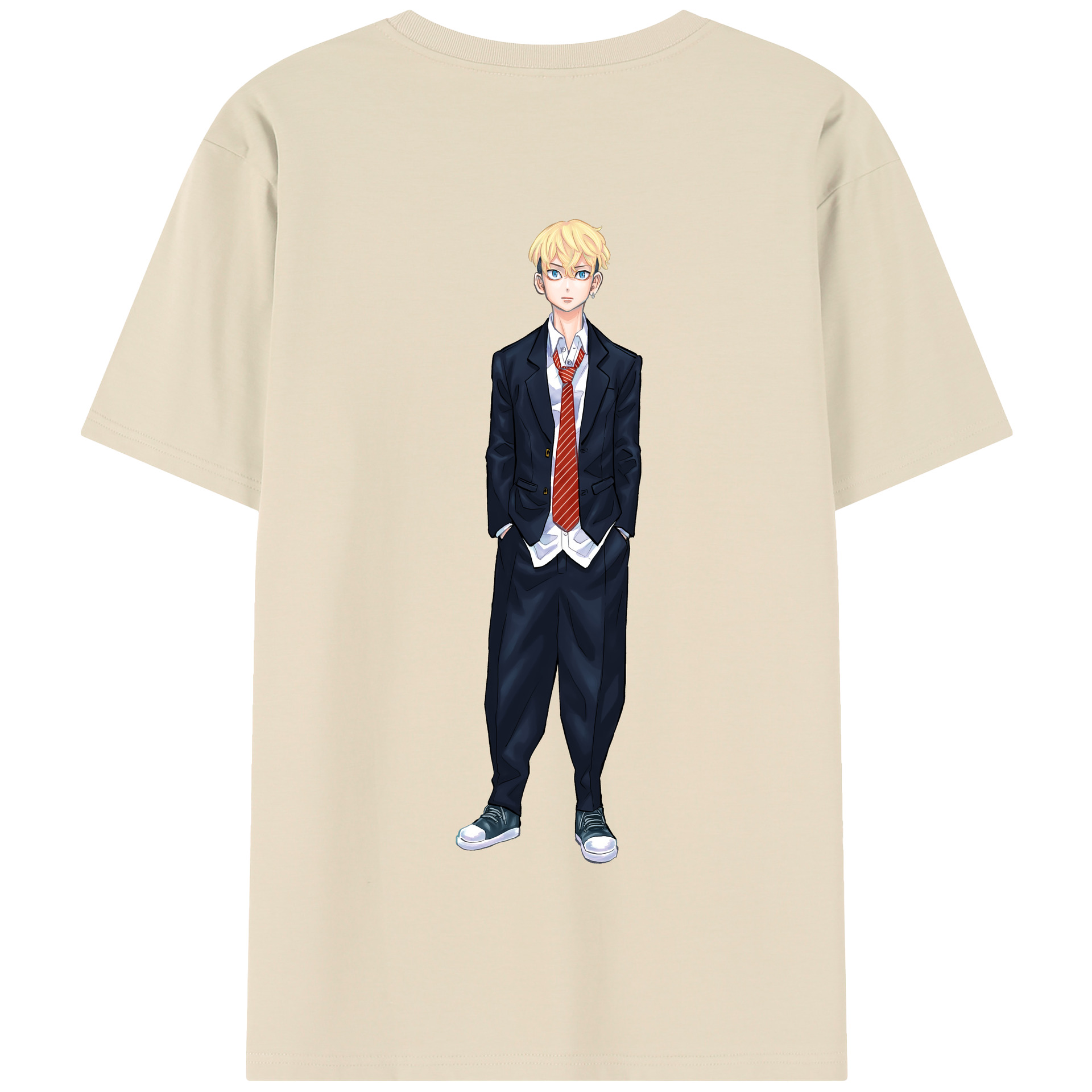（画像用） 東京リベンジャーズ Tokyo Revengers 綿100％半袖Tシャツ（背面プリント）