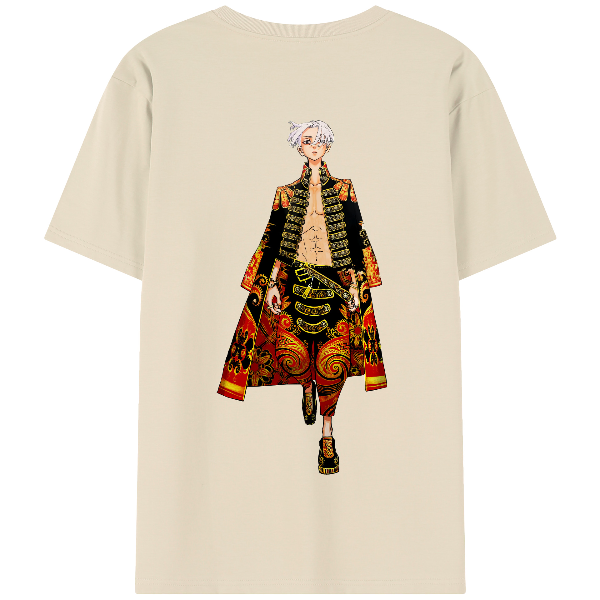 （画像用） 東京リベンジャーズ Tokyo Revengers 綿100％半袖Tシャツ（背面プリント）