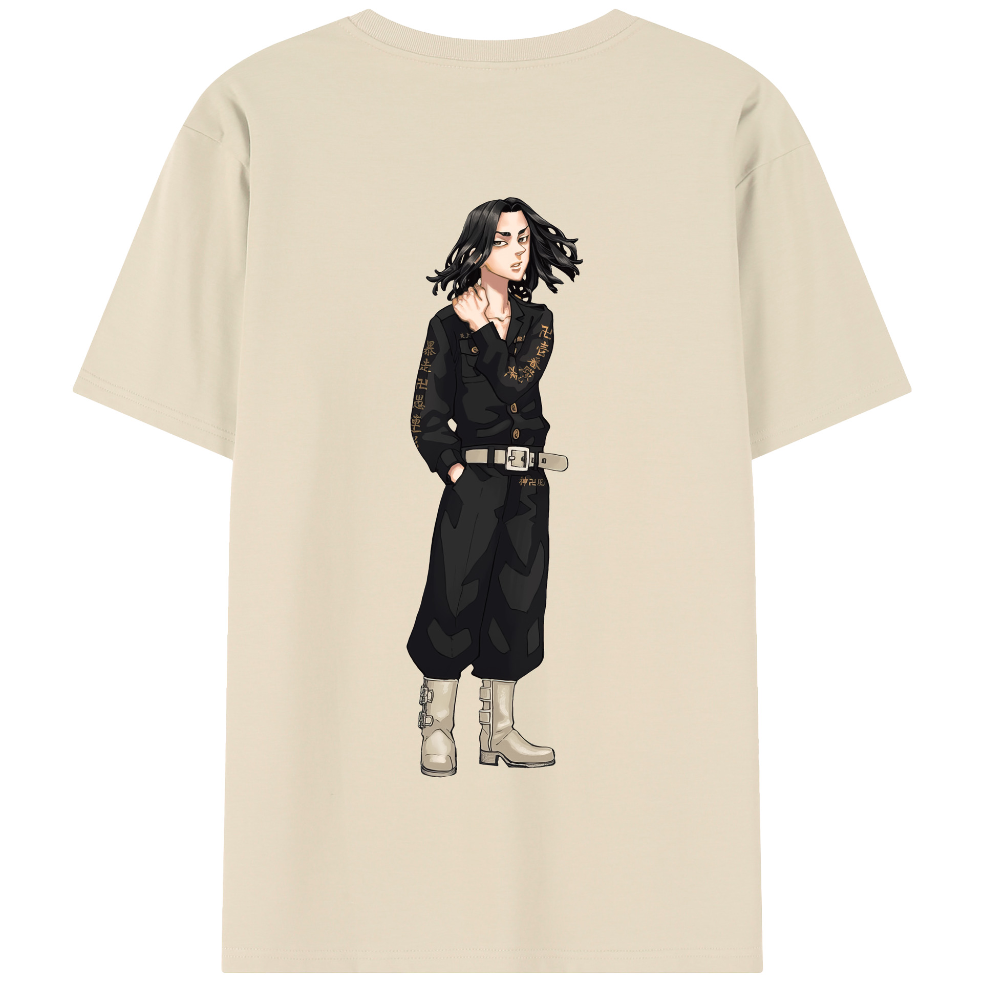 （画像用） 東京リベンジャーズ Tokyo Revengers 綿100％半袖Tシャツ（背面プリント）
