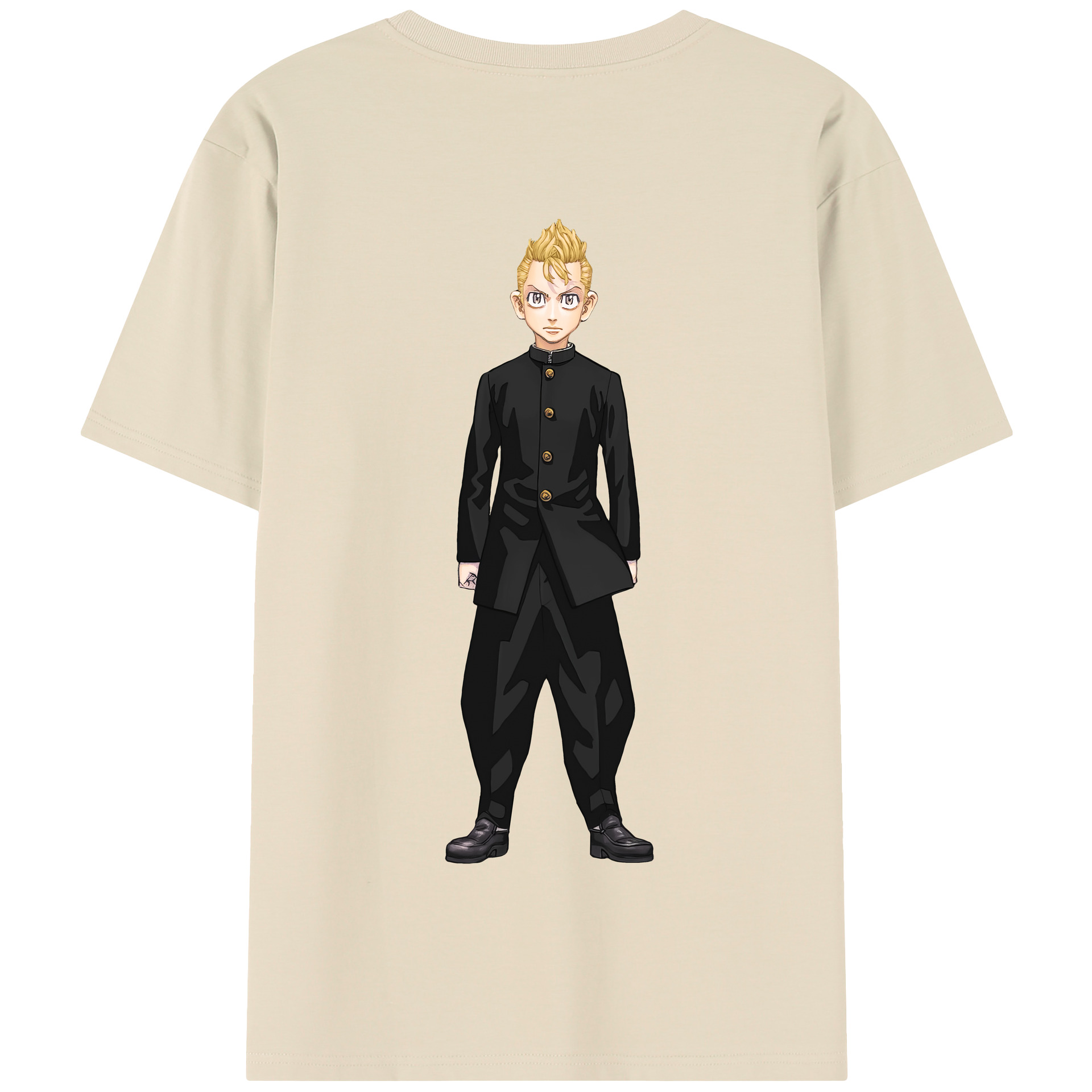 （画像用） 東京リベンジャーズ Tokyo Revengers 綿100％半袖Tシャツ（背面プリント）