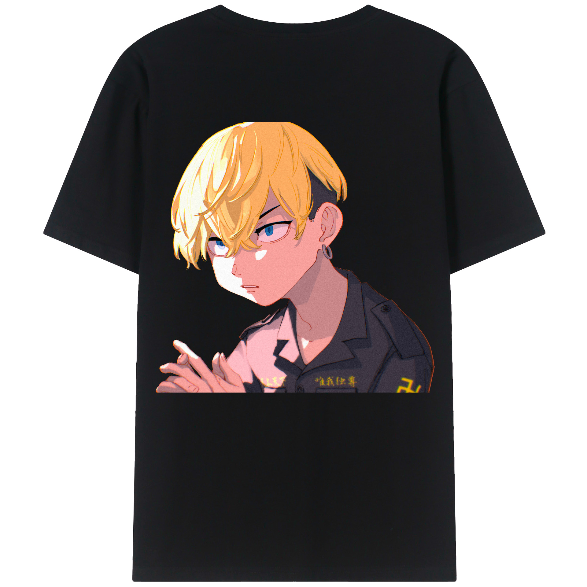 （画像用） 東京リベンジャーズ Tokyo Revengers 綿100％半袖Tシャツ（背面プリント）