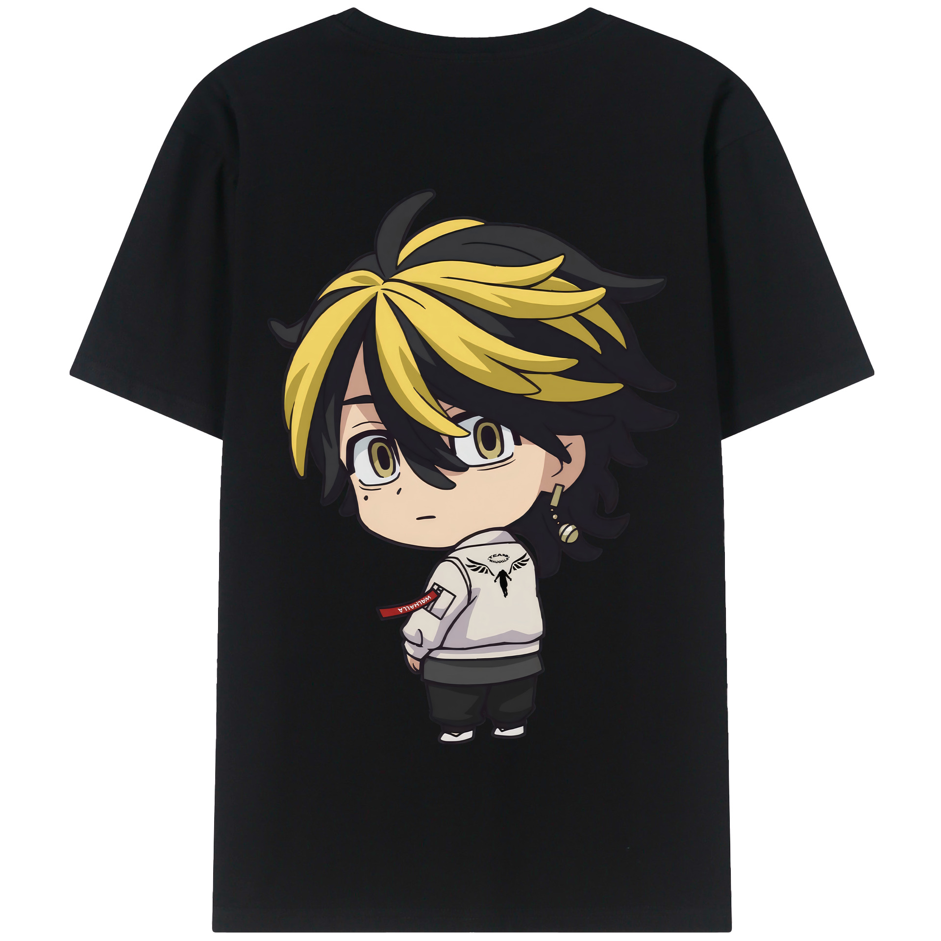（画像用） 東京リベンジャーズ Tokyo Revengers 綿100％半袖Tシャツ（背面プリント）