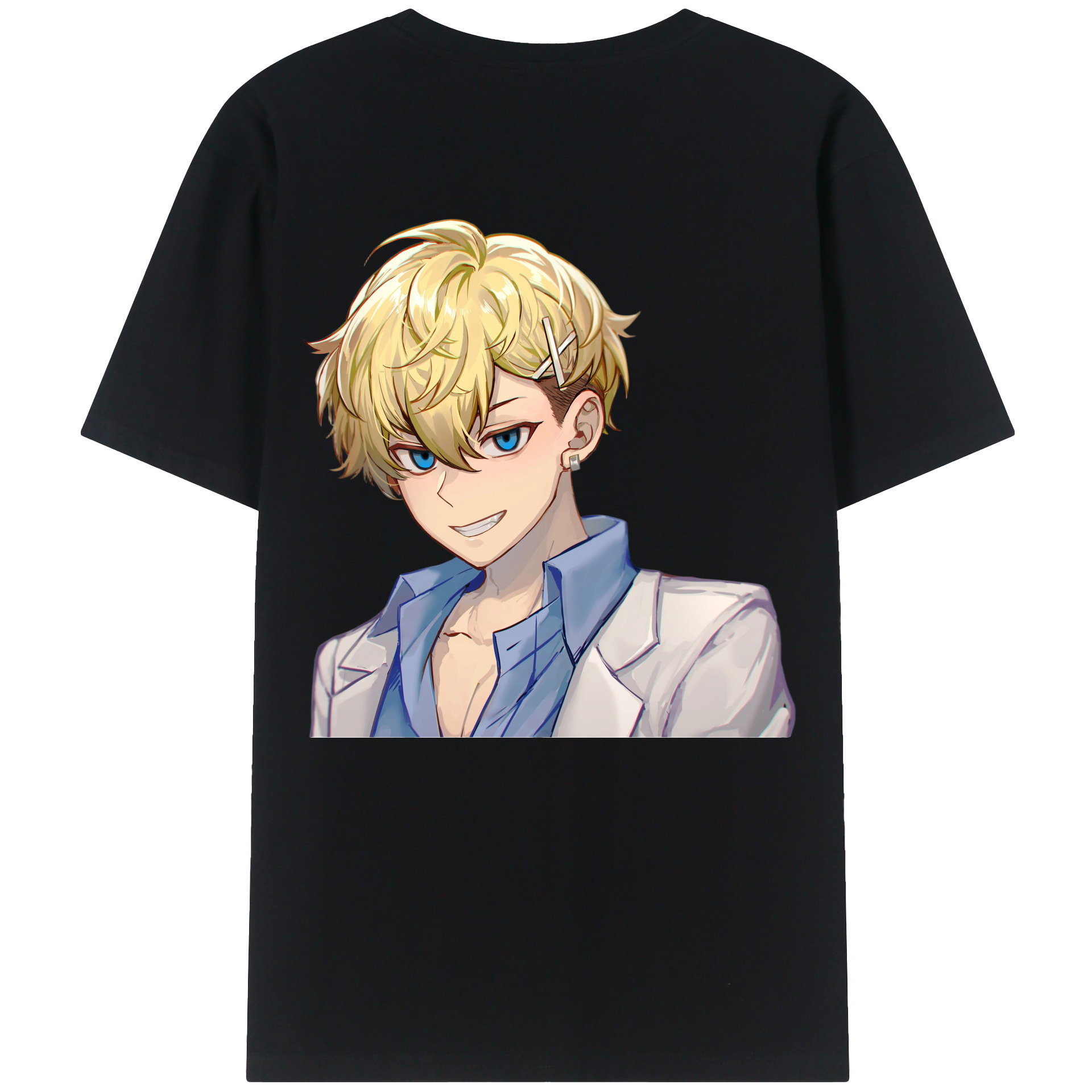 （画像用） 東京リベンジャーズ Tokyo Revengers 綿100％半袖Tシャツ（背面プリント）