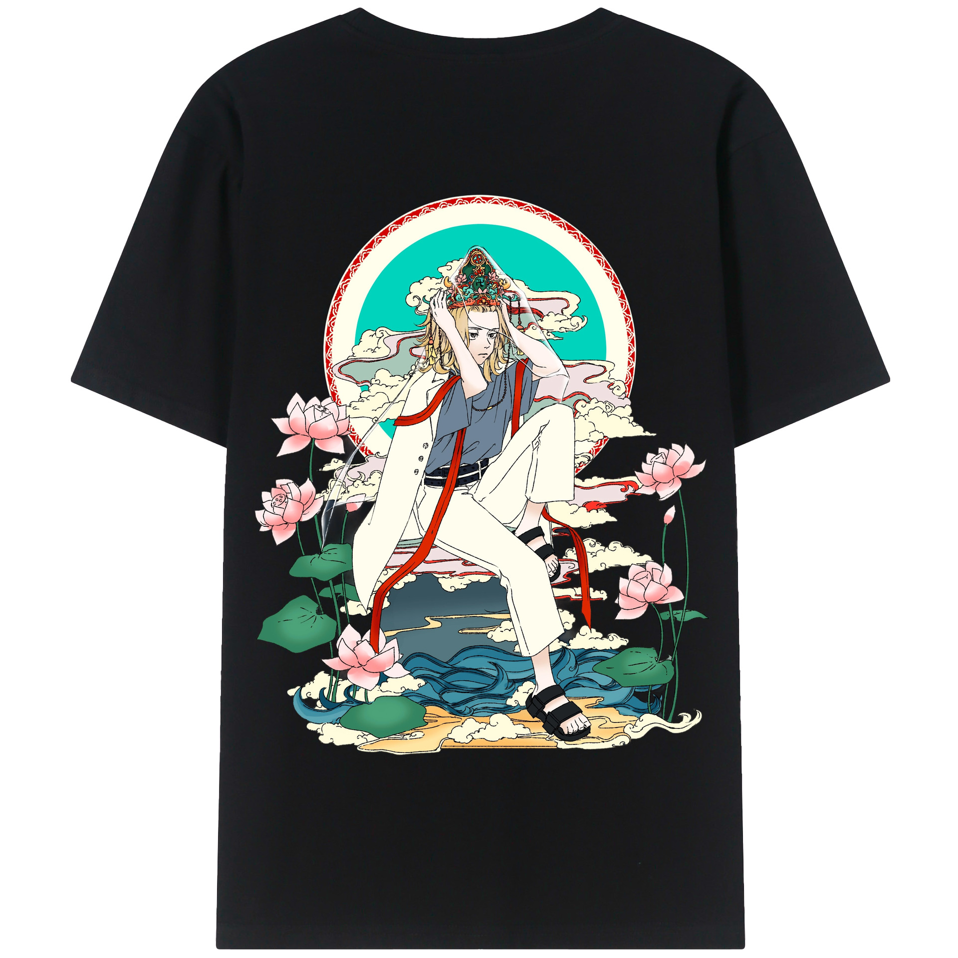 （画像用） 東京リベンジャーズ Tokyo Revengers 綿100％半袖Tシャツ（背面プリント）