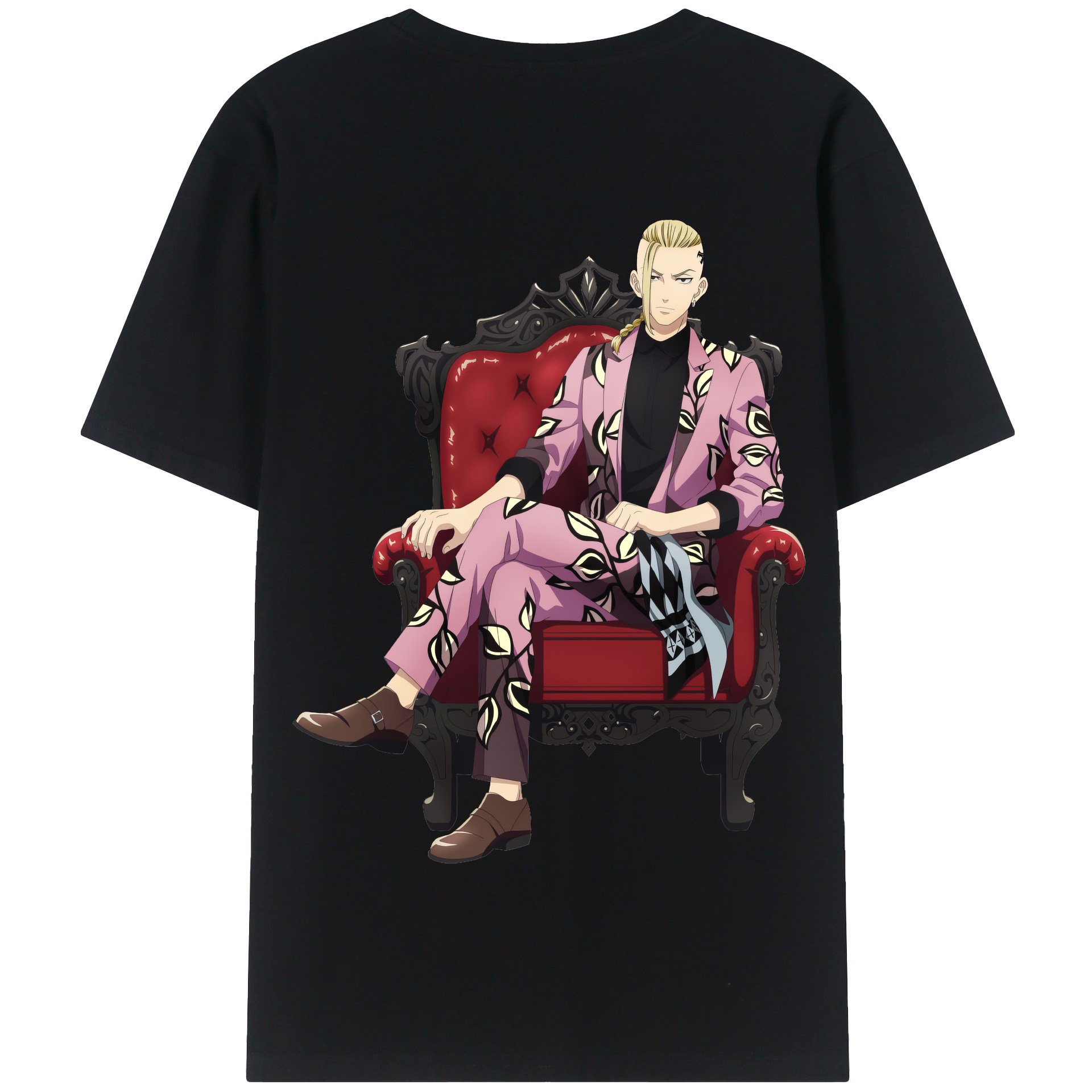 （画像用） 東京リベンジャーズ Tokyo Revengers 綿100％半袖Tシャツ（背面プリント）