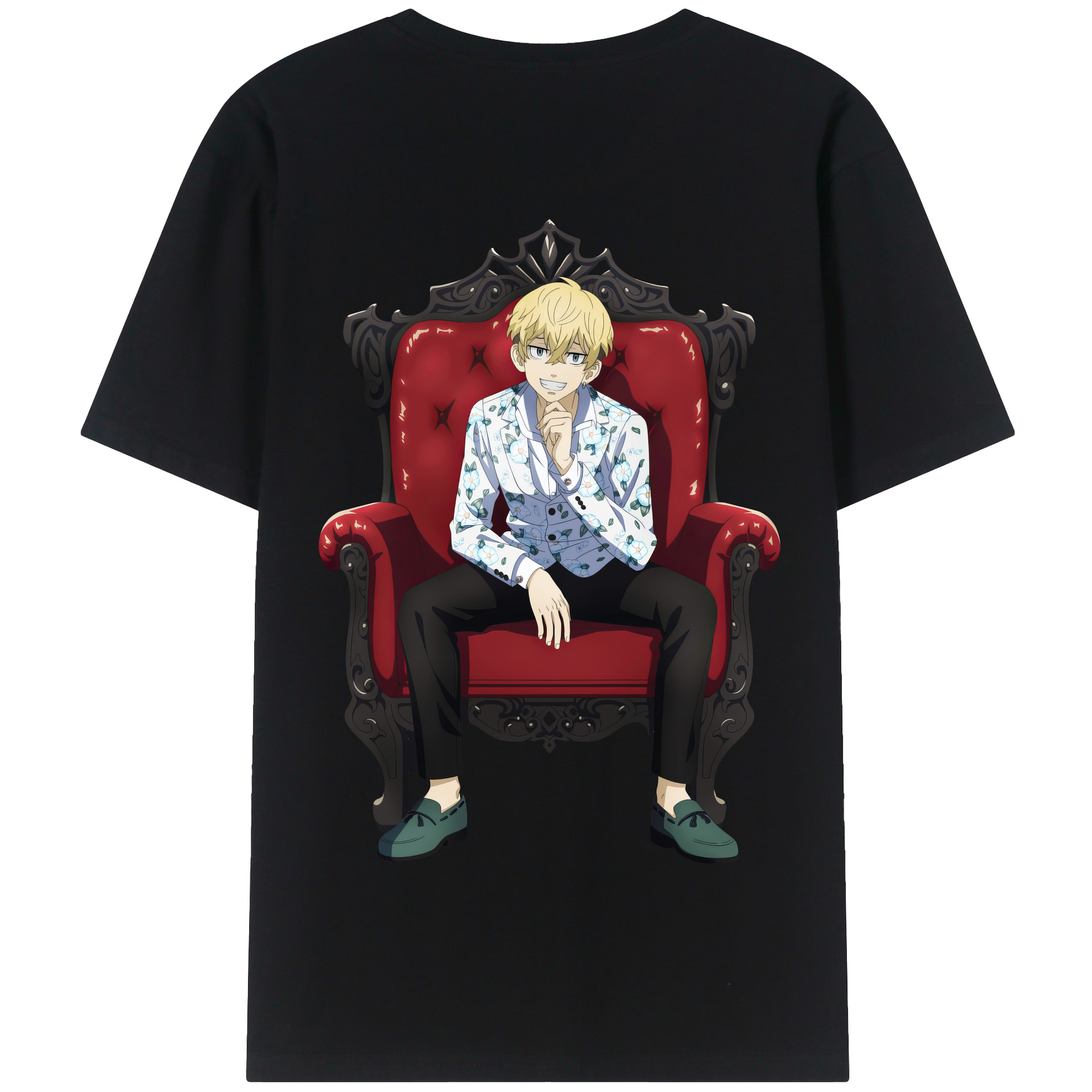 （画像用） 東京リベンジャーズ Tokyo Revengers 綿100％半袖Tシャツ（背面プリント）