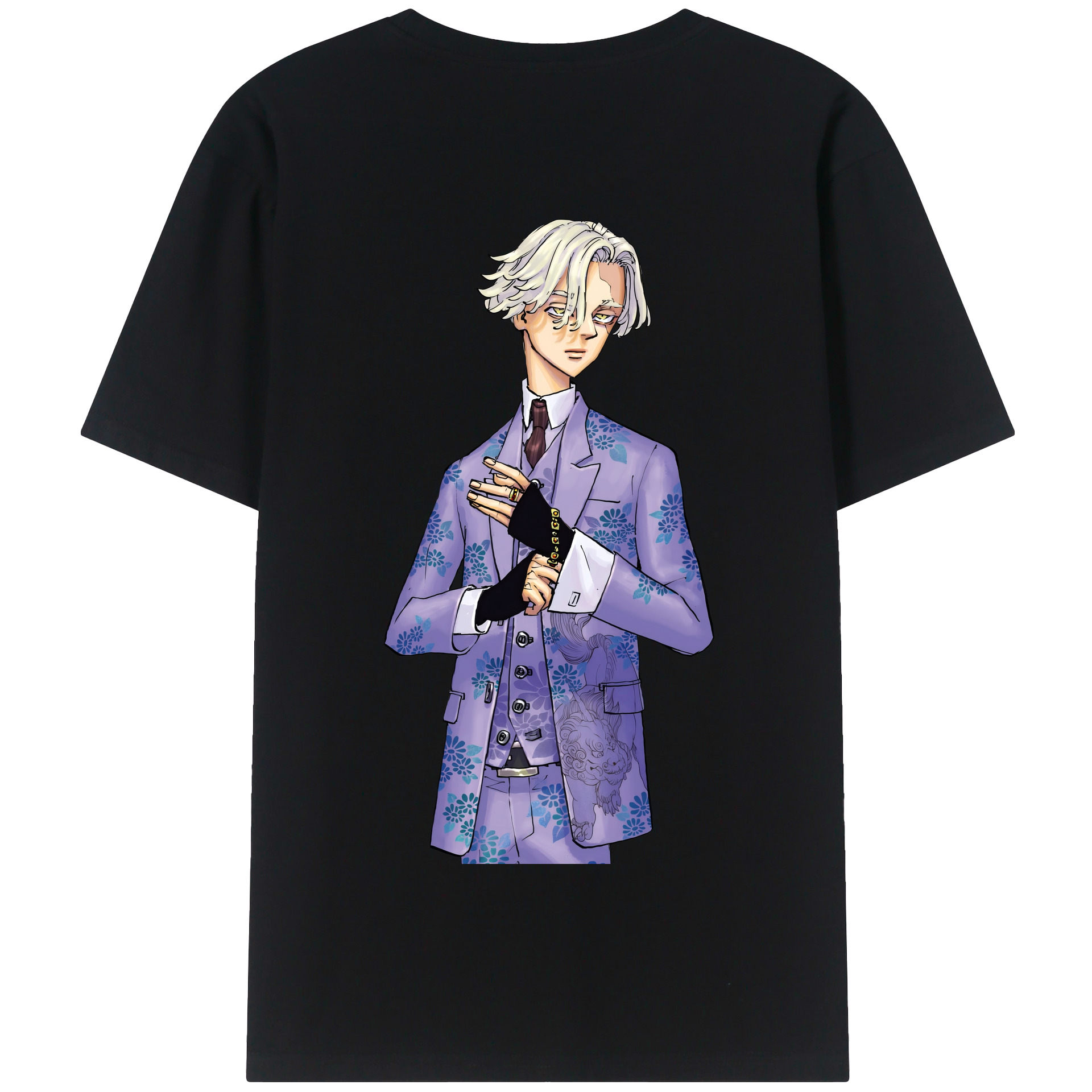 （画像用） 東京リベンジャーズ Tokyo Revengers 綿100％半袖Tシャツ（背面プリント）