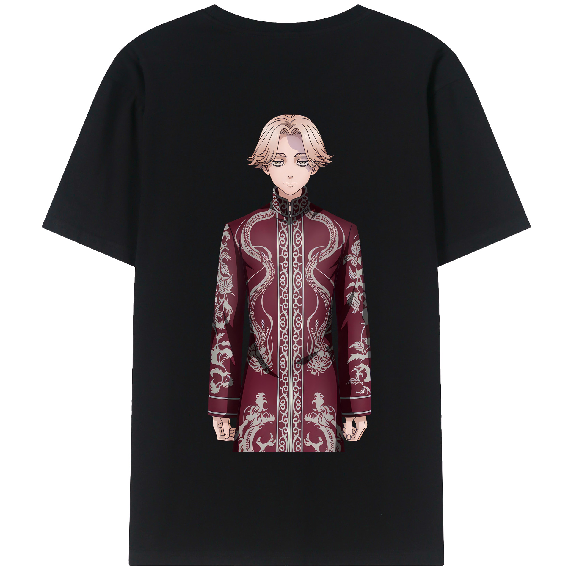（画像用） 東京リベンジャーズ Tokyo Revengers 綿100％半袖Tシャツ（背面プリント）