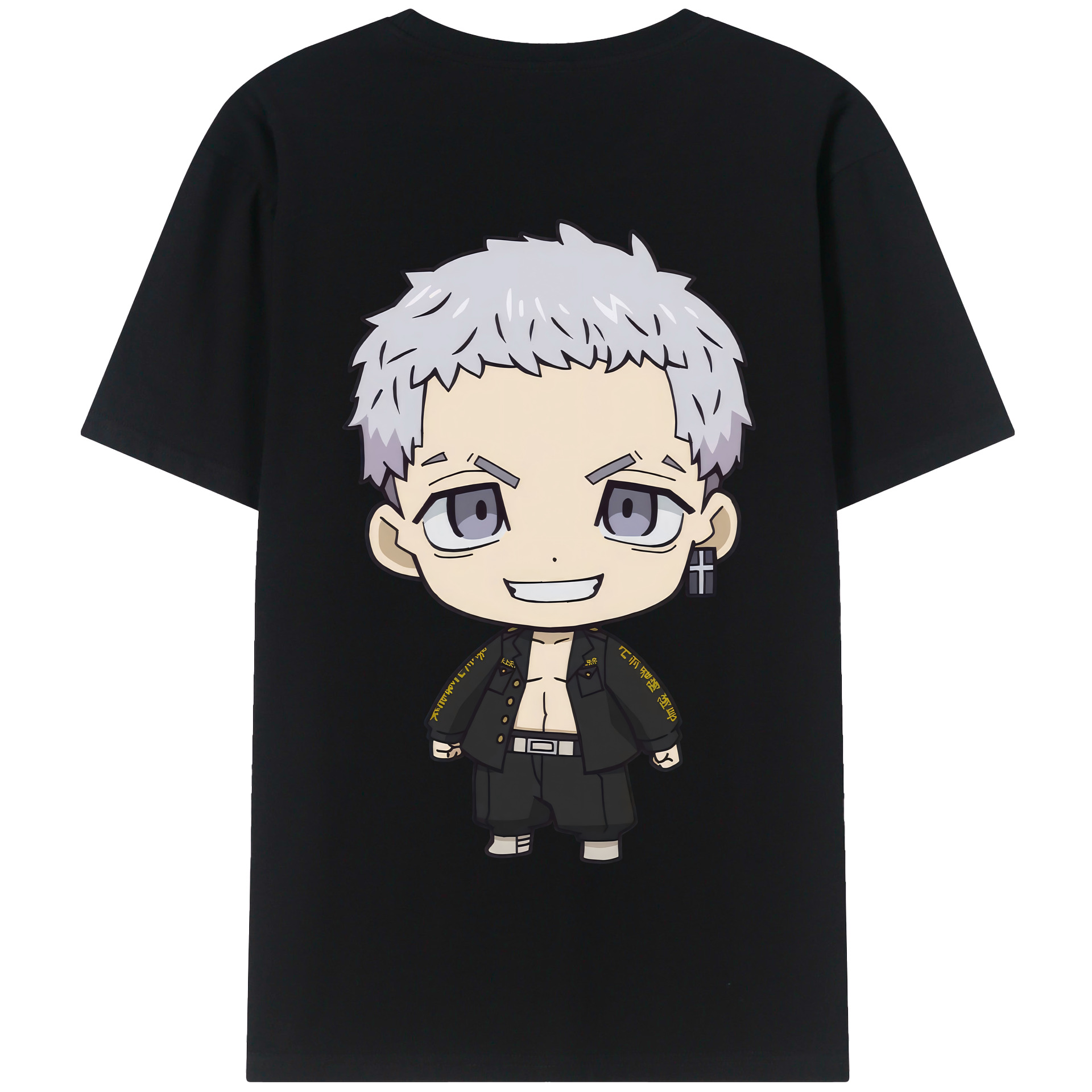 （画像用） 東京リベンジャーズ Tokyo Revengers 綿100％半袖Tシャツ（背面プリント）
