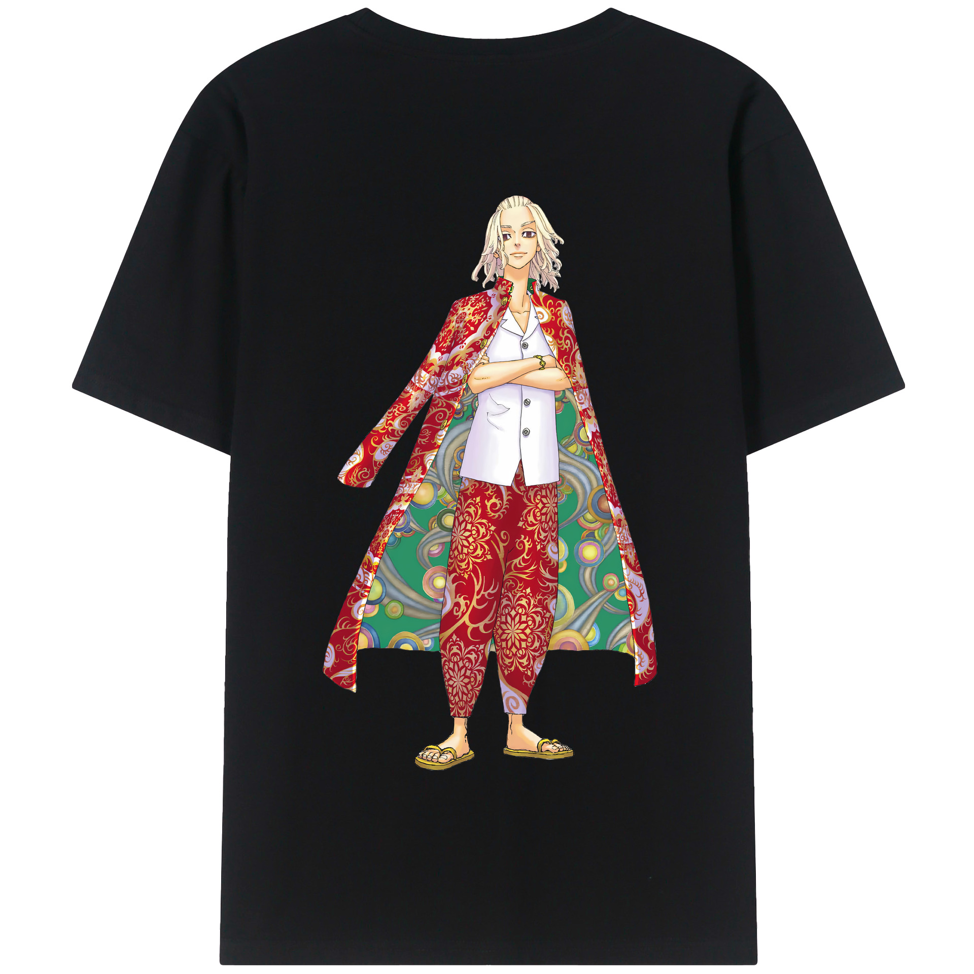 （画像用） 東京リベンジャーズ Tokyo Revengers 綿100％半袖Tシャツ（背面プリント）