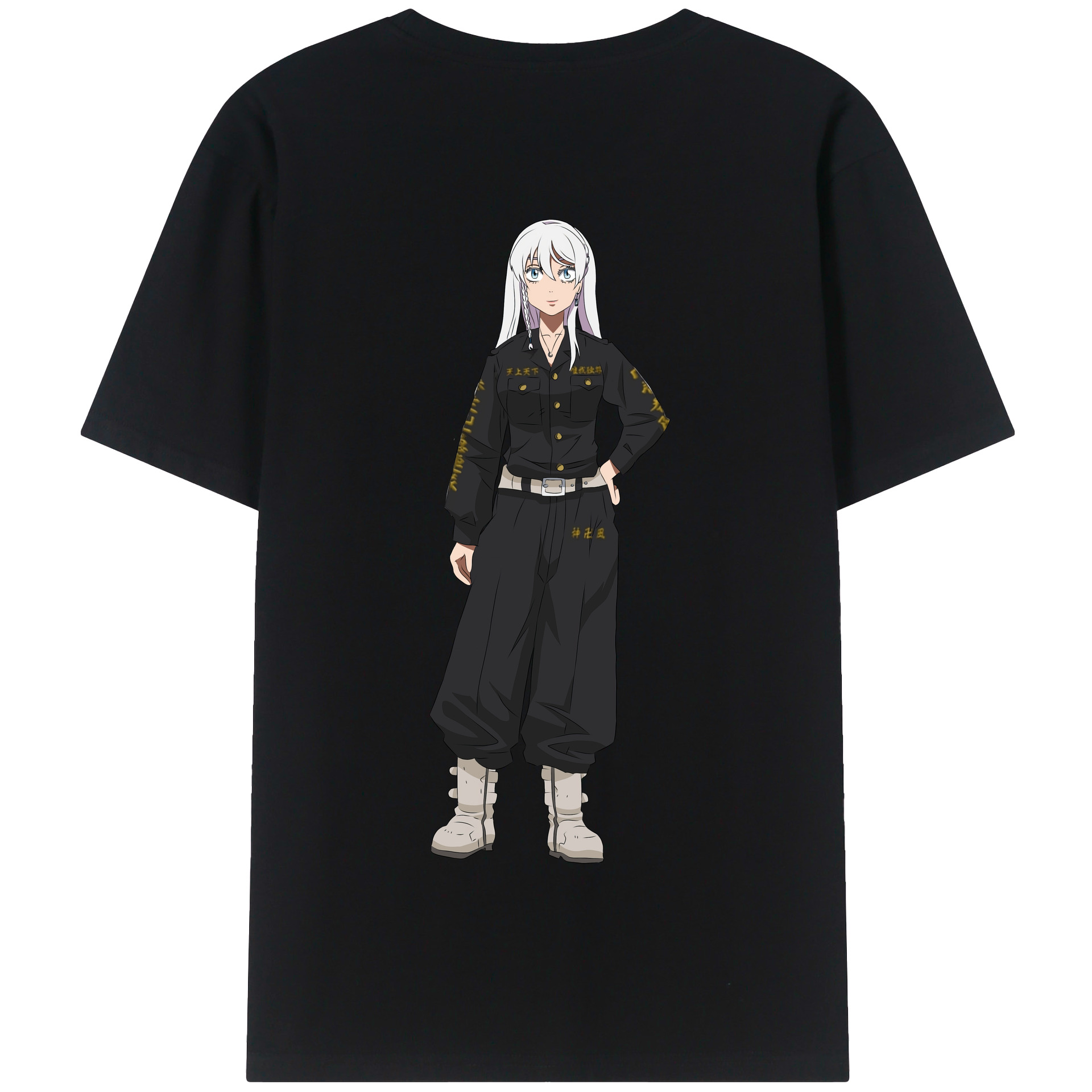 （画像用） 東京リベンジャーズ Tokyo Revengers 綿100％半袖Tシャツ（背面プリント）
