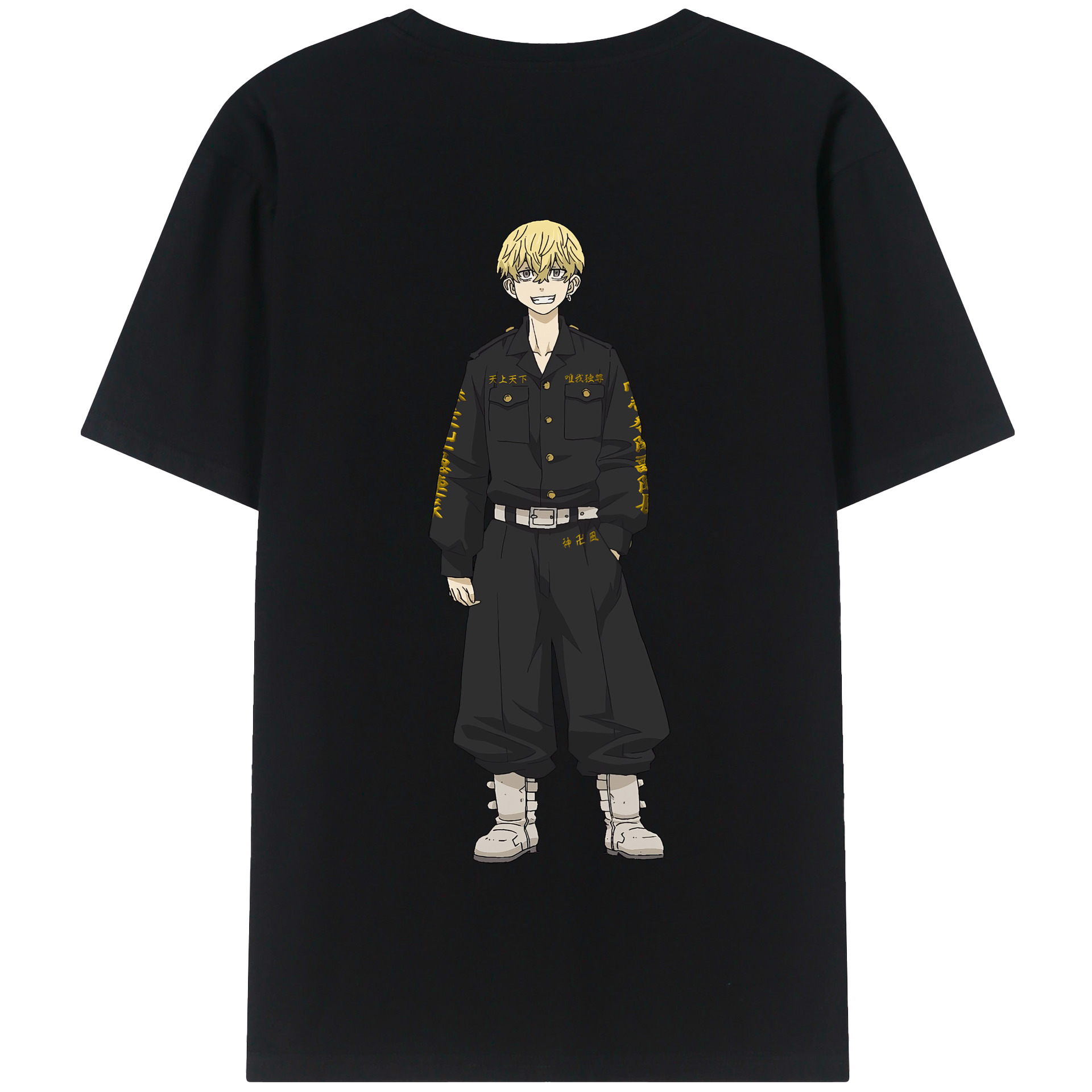 （画像用） 東京リベンジャーズ Tokyo Revengers 綿100％半袖Tシャツ（背面プリント）