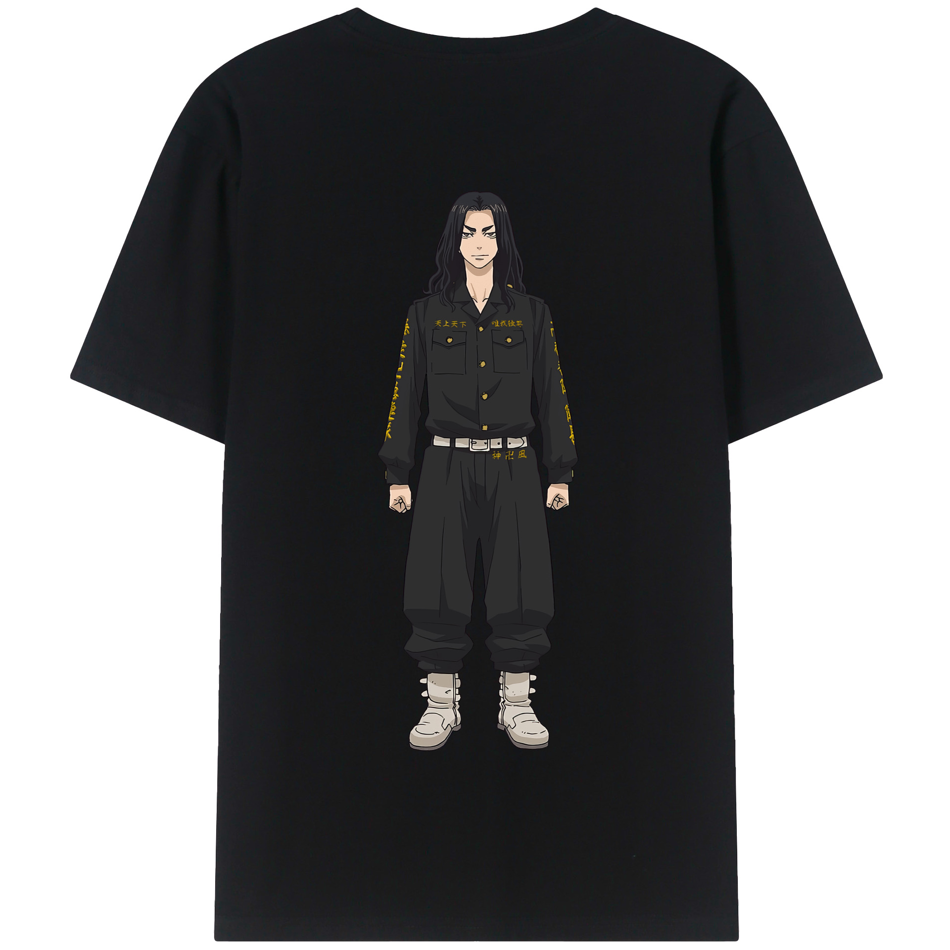（画像用） 東京リベンジャーズ Tokyo Revengers 綿100％半袖Tシャツ（背面プリント）