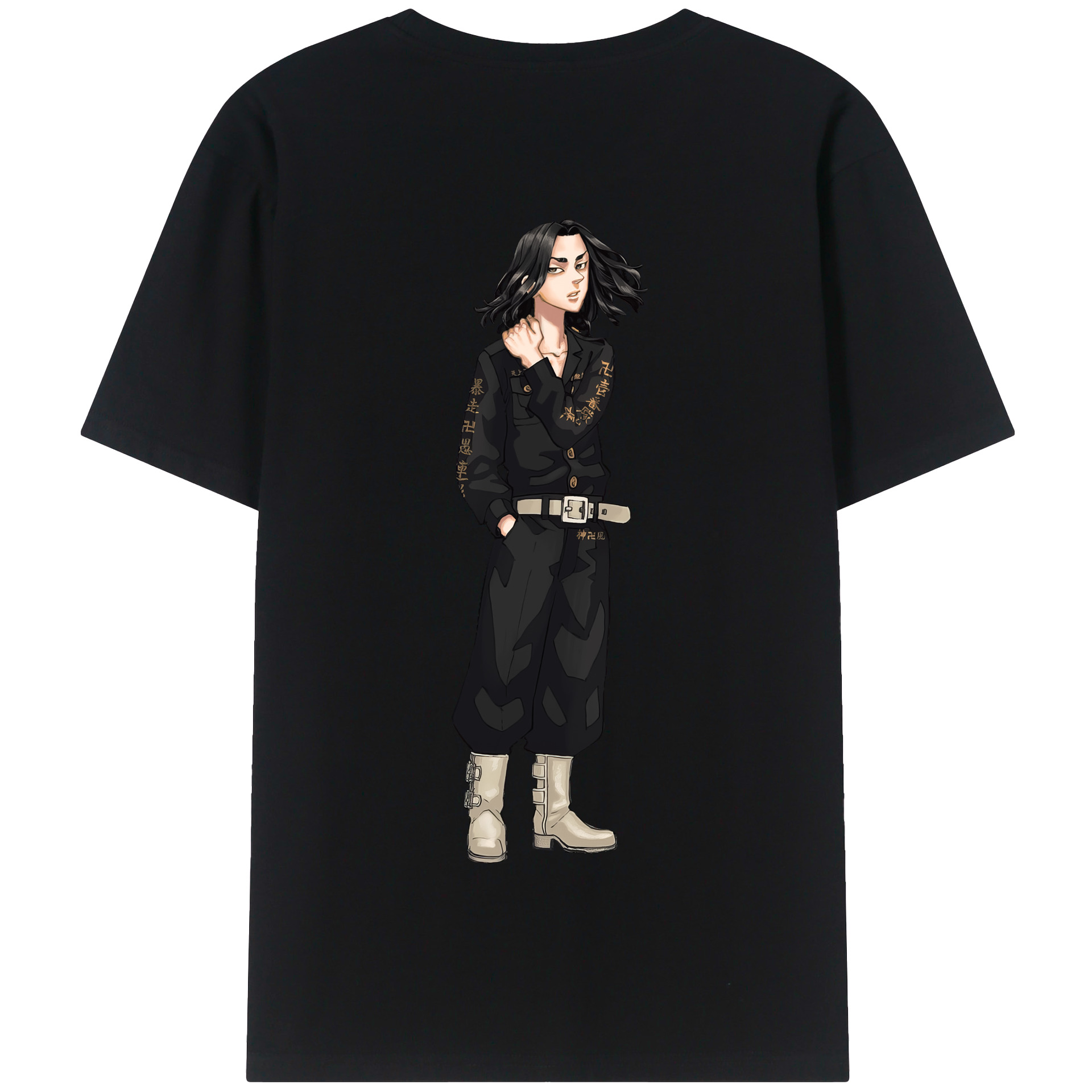（画像用） 東京リベンジャーズ Tokyo Revengers 綿100％半袖Tシャツ（背面プリント）