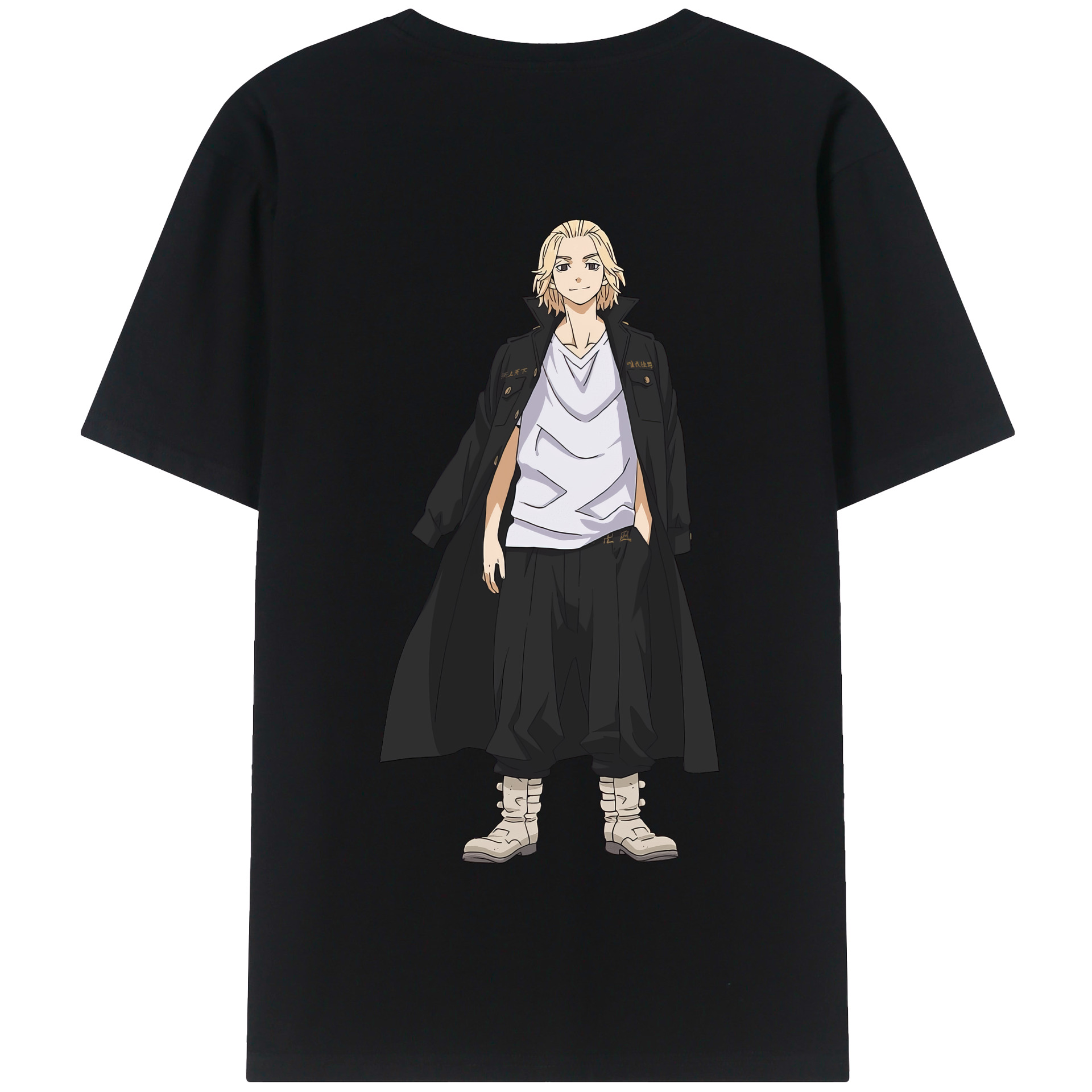 （画像用） 東京リベンジャーズ Tokyo Revengers 綿100％半袖Tシャツ（背面プリント）