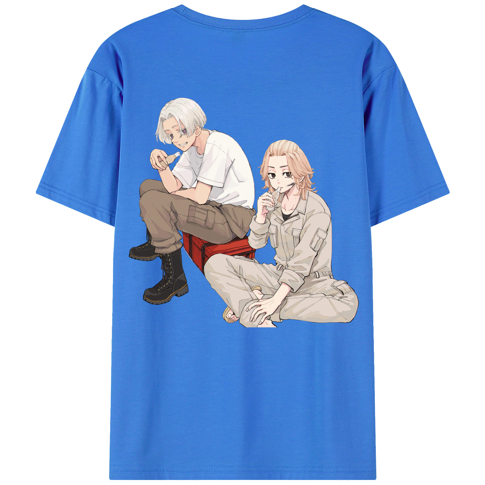 （画像用） 東京リベンジャーズ Tokyo Revengers 綿100％半袖Tシャツ（背面プリント）